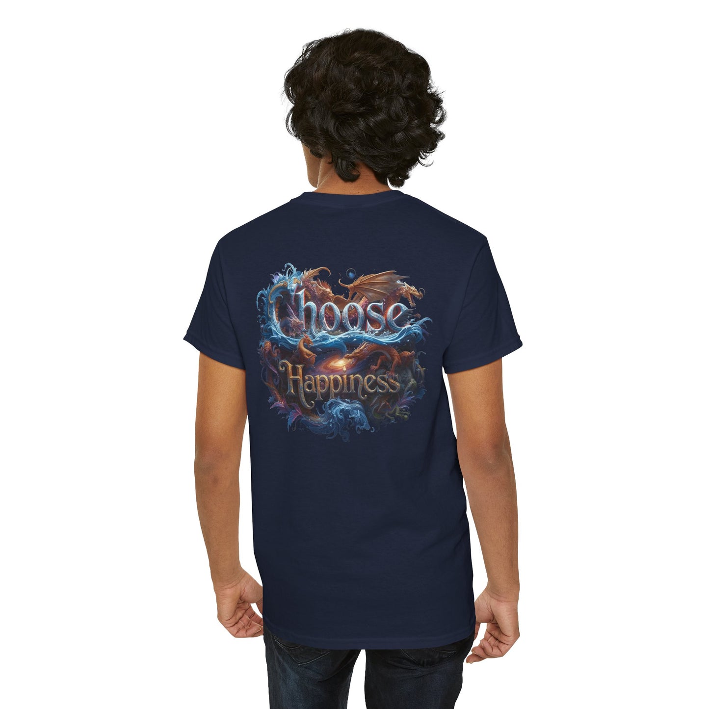 Choose Happiness Unixes T-Shirt Positive Mindset Vibes