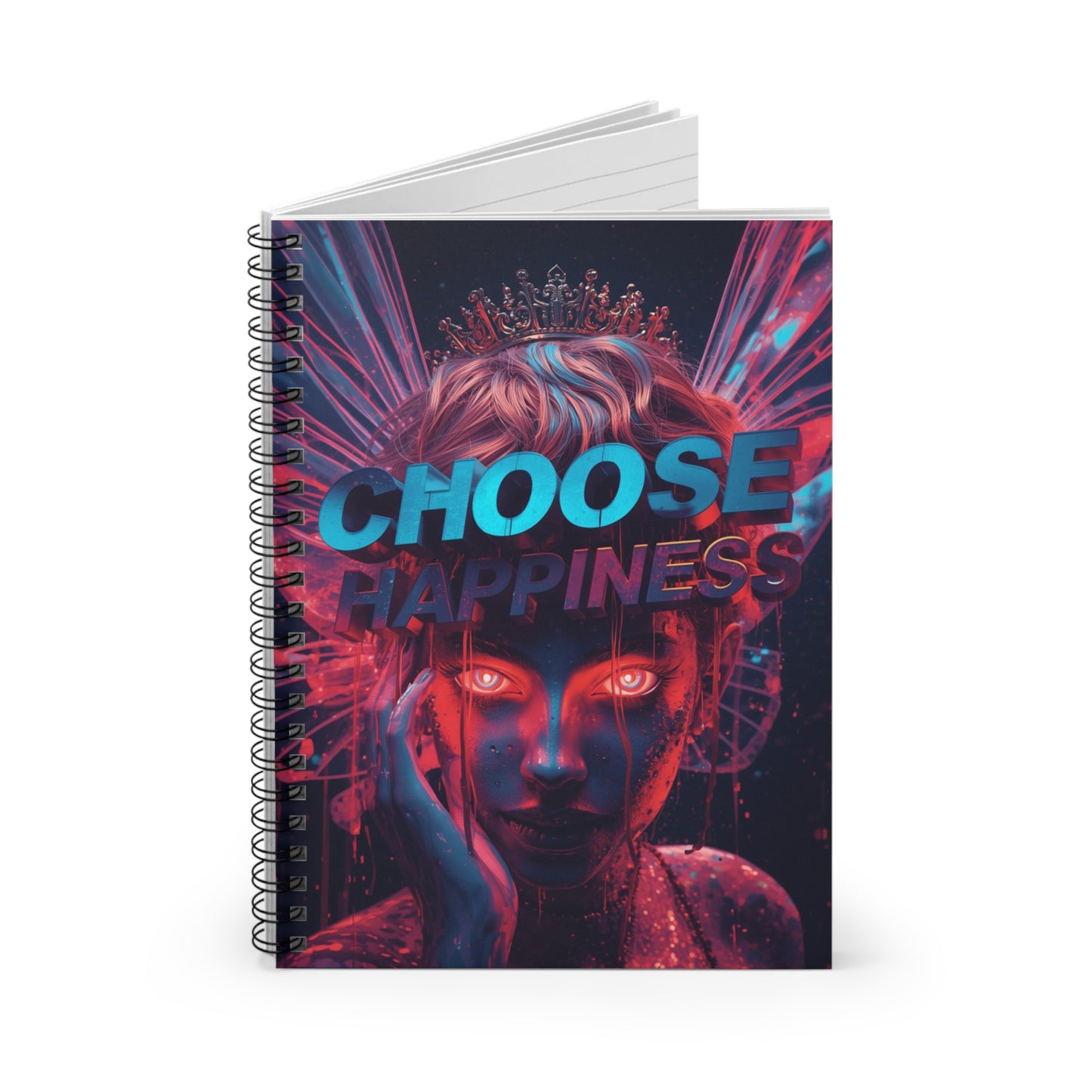 Choose Happiness Spiral Notebook Ruled Journal for Positivity & Daily Notes