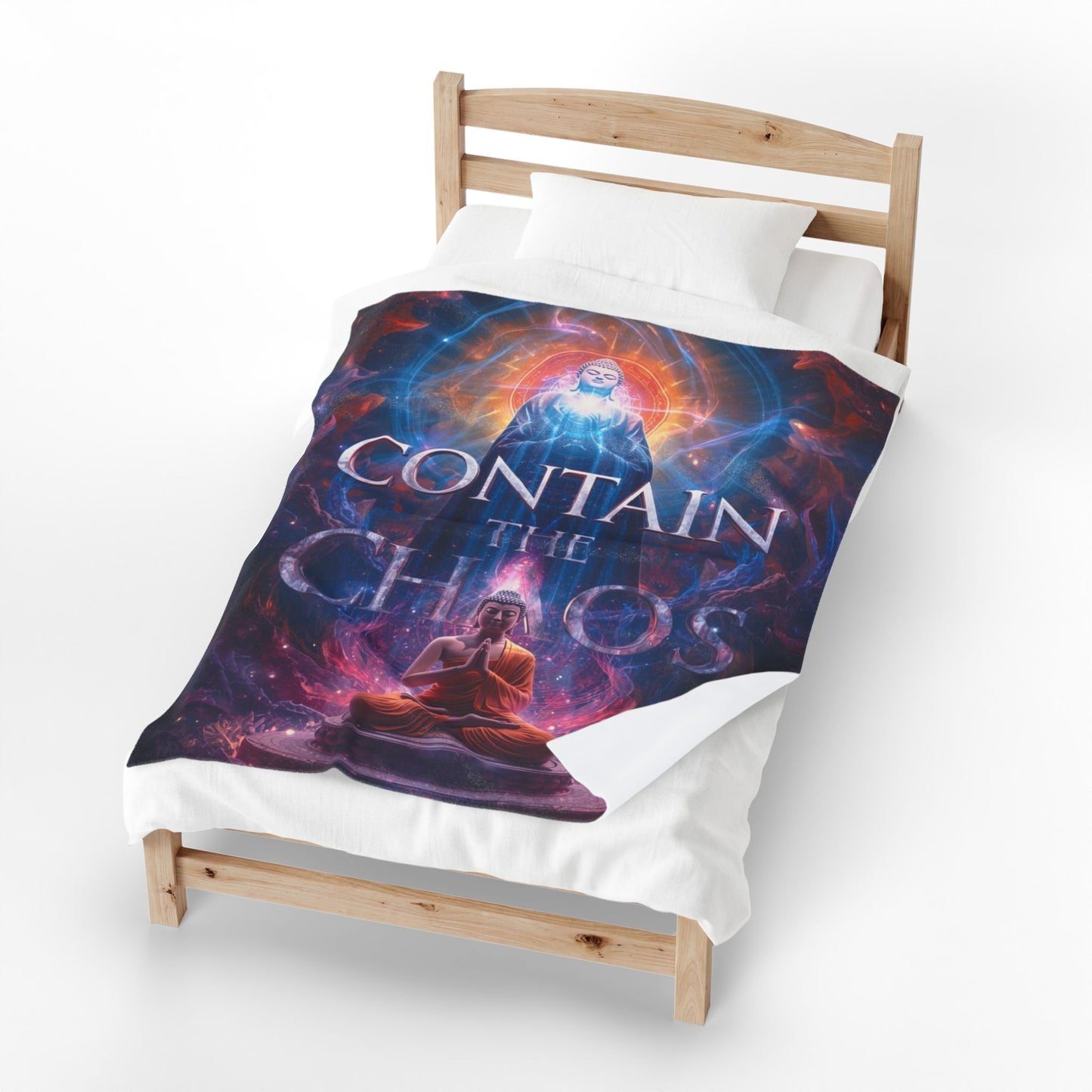 Contain the Chaos Velveteen Plush Blanket