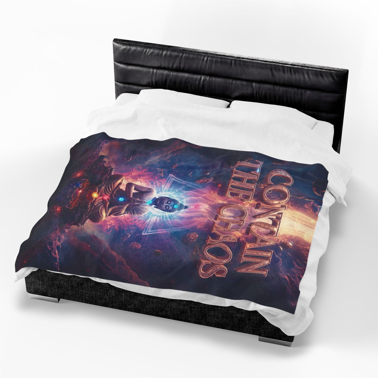 Contain the Chaos Velveteen Plush Blanket