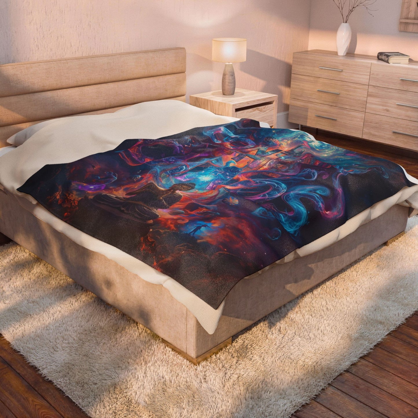 Contain the Chaos Velveteen Plush Blanket