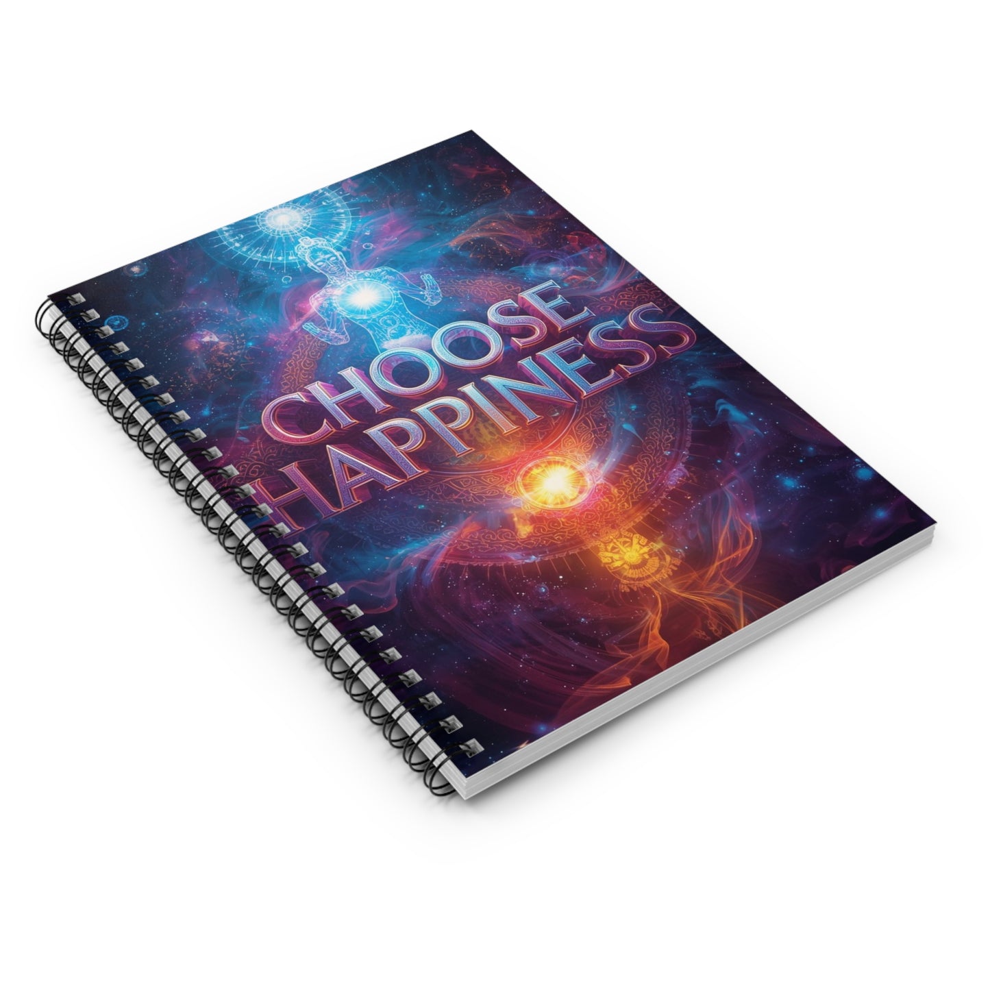 Choose Happiness Spiral Notebook Ruled Journal for Positivity & Daily Notes