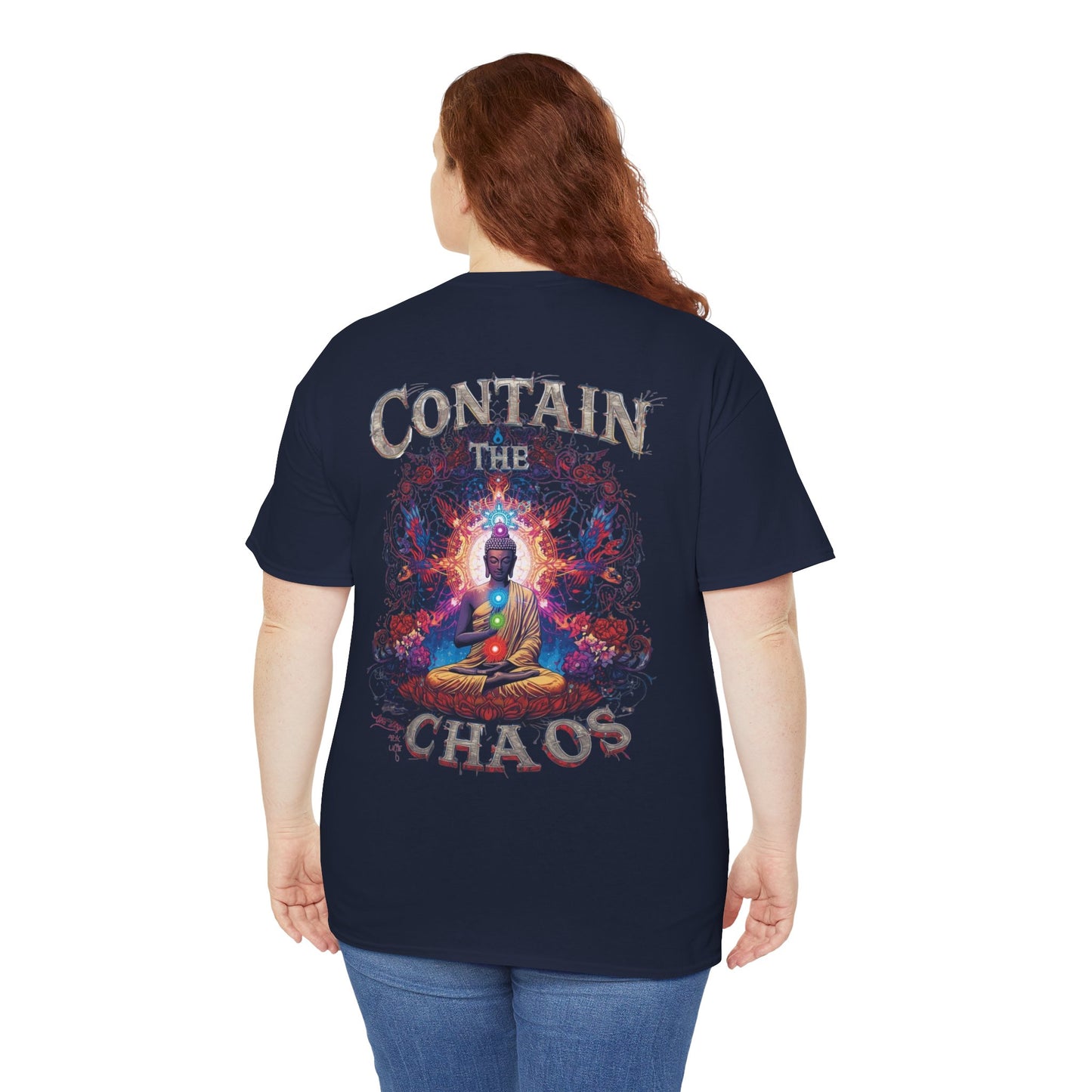 Contain The Chaos Unisex Tee, Positive Mindset Shirt