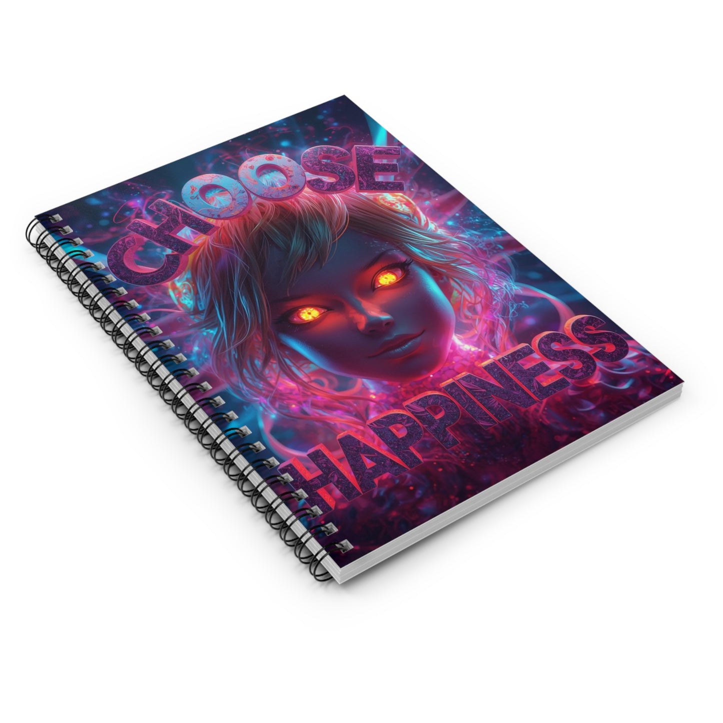 Choose Happiness Spiral Notebook Ruled Journal for Positivity & Daily Notes