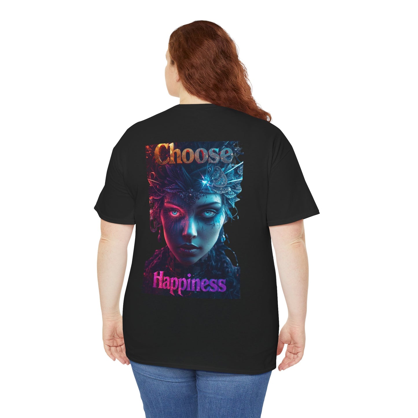 Choose Happiness Unixes T-Shirt Positive Mindset Vibes