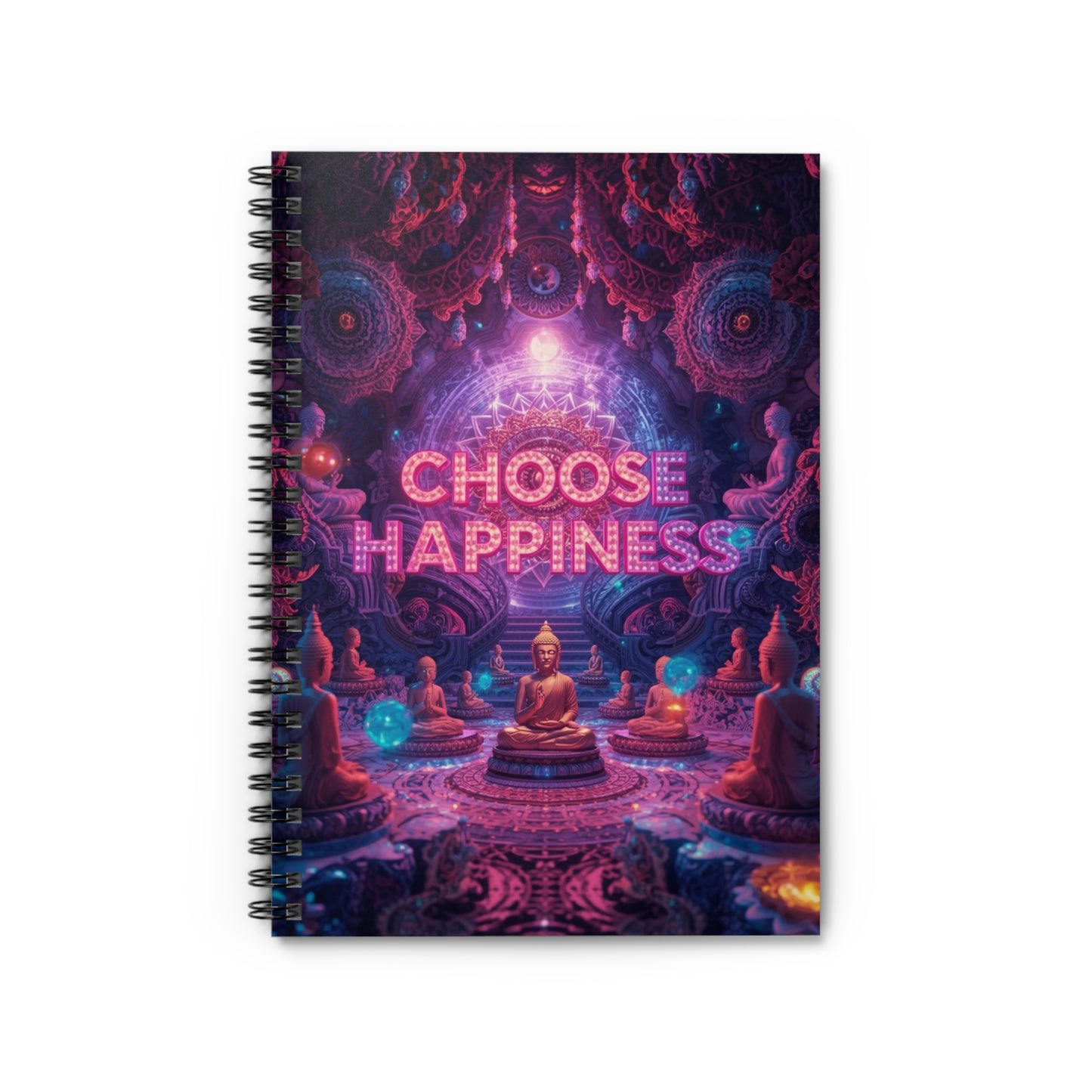 Choose Happiness Spiral Notebook  Ruled Journal for Positivity & Daily Notes