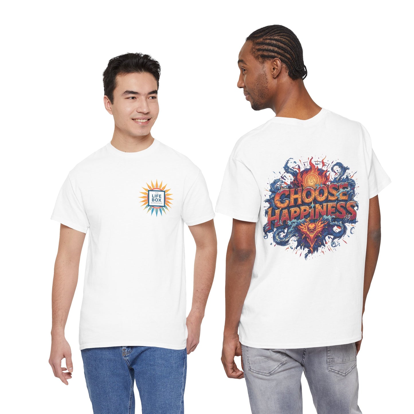 Choose Happiness Unixes T-Shirt Positive Mindset Vibes