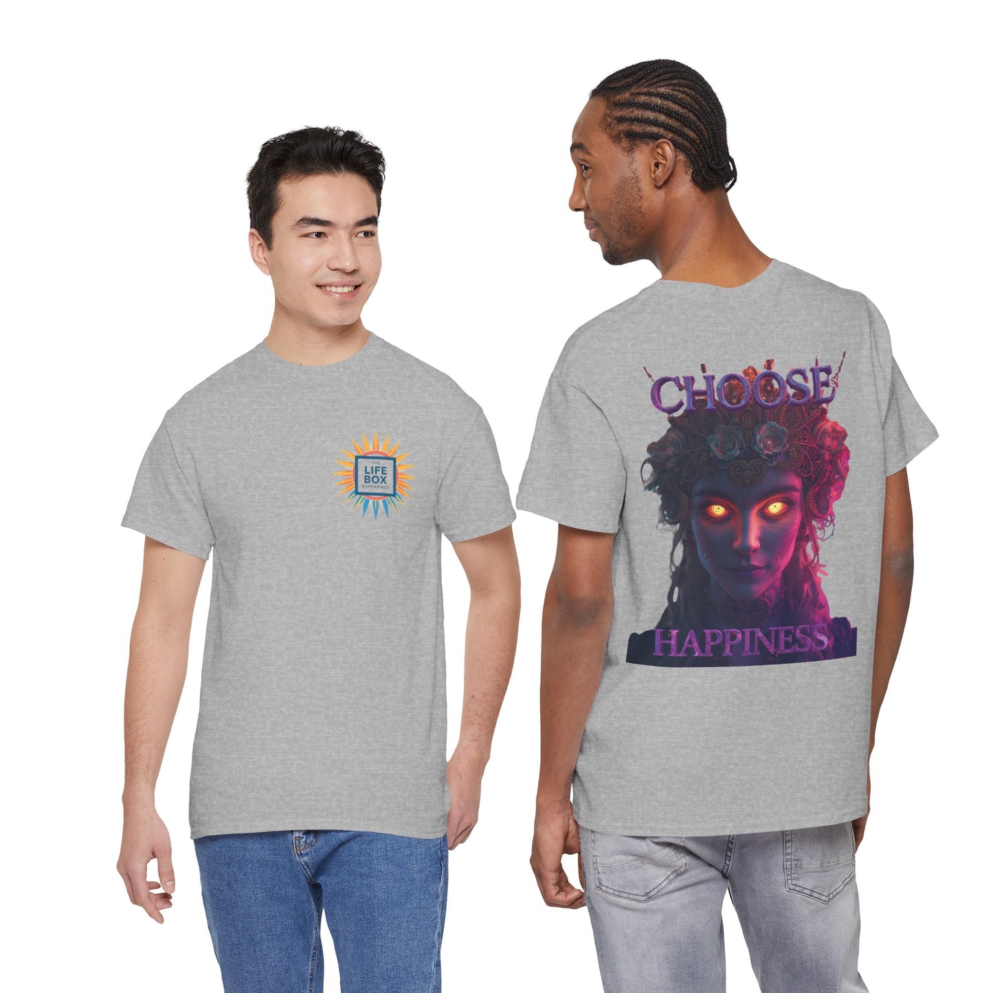 Choose Happiness Unixes T-Shirt Positive Mindset Vibes