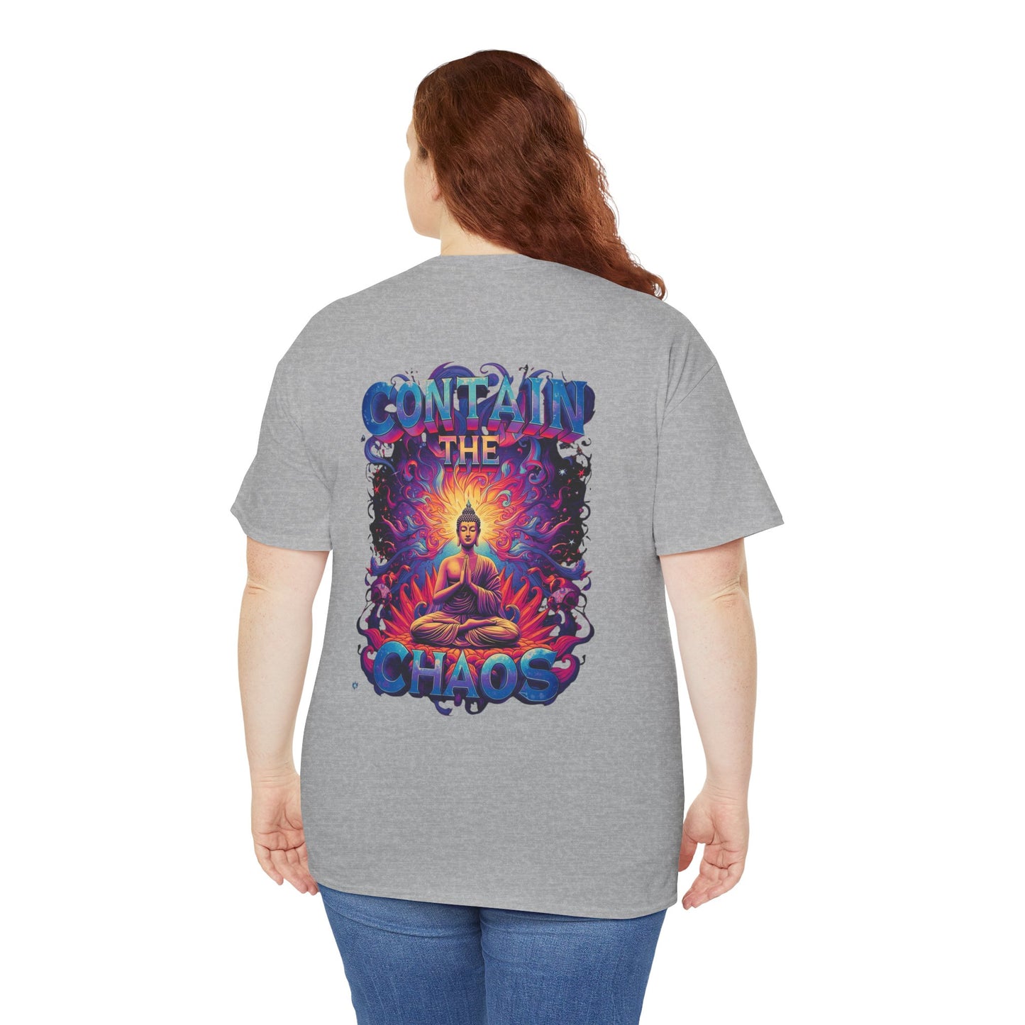 Contain The Chaos Unisex Tee, Positive Mindset Shirt