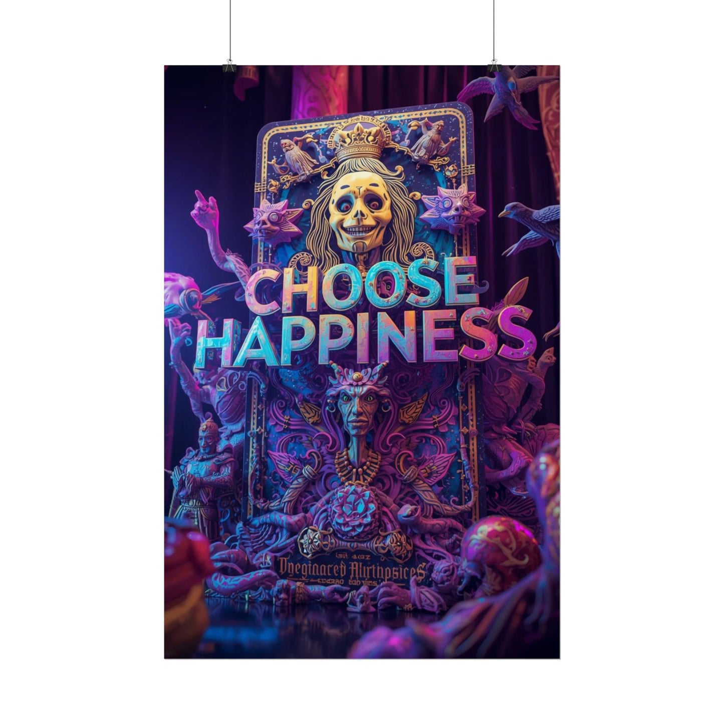 The LifeBox Motivational Poster, Choose Happiness Wall Art, Self Discipline & Mindset Decor, Personal Growth Inspirational Quote Print