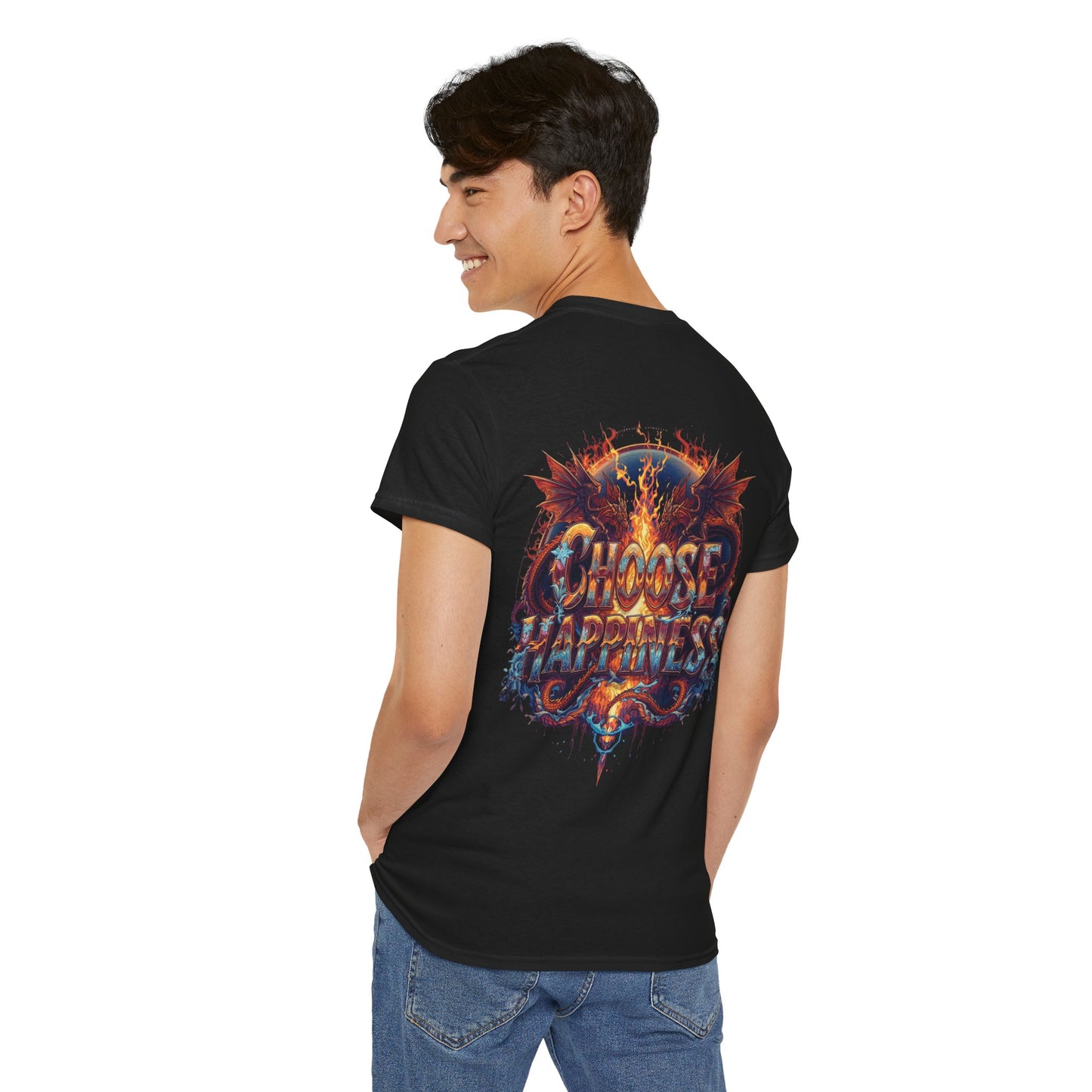 Choose Happiness Unixes T-Shirt Positive Mindset Vibes