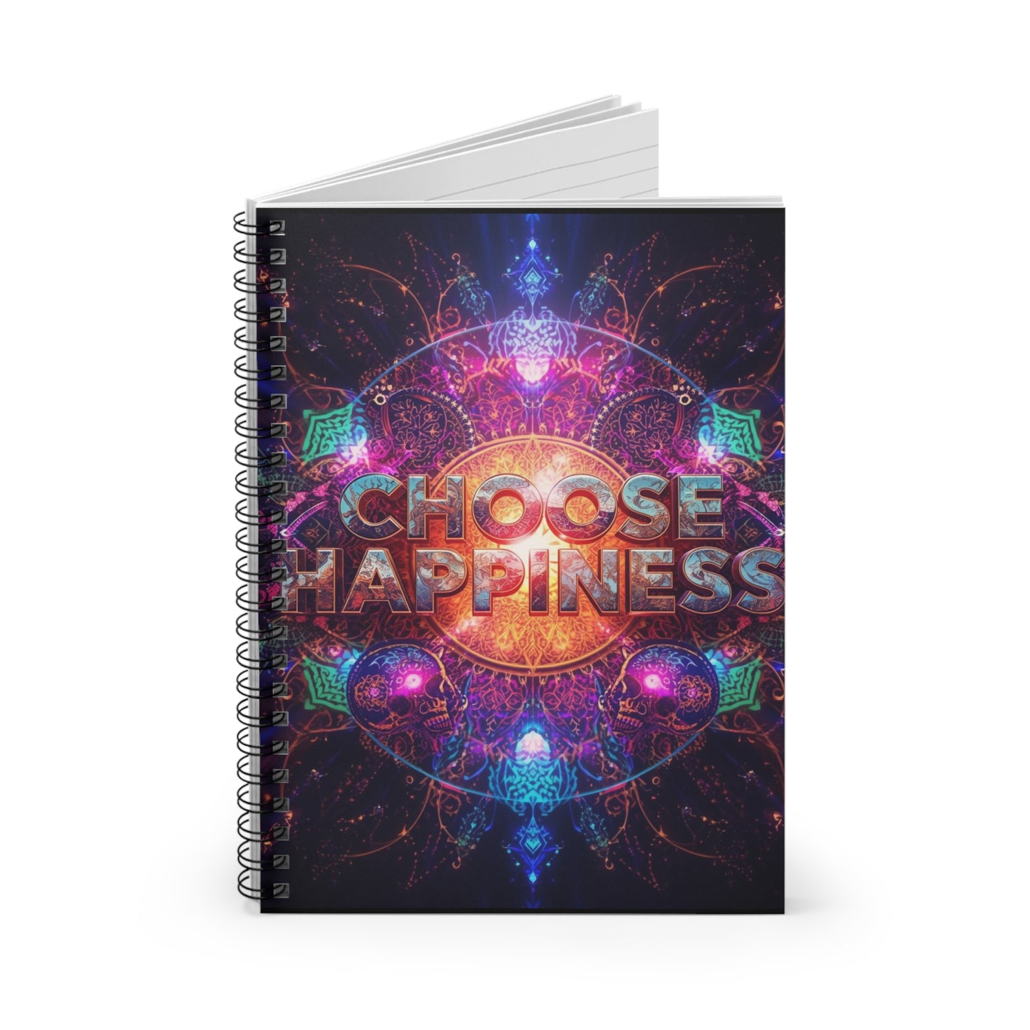 Choose Happiness Spiral Notebook Ruled Journal for Positivity & Daily Notes