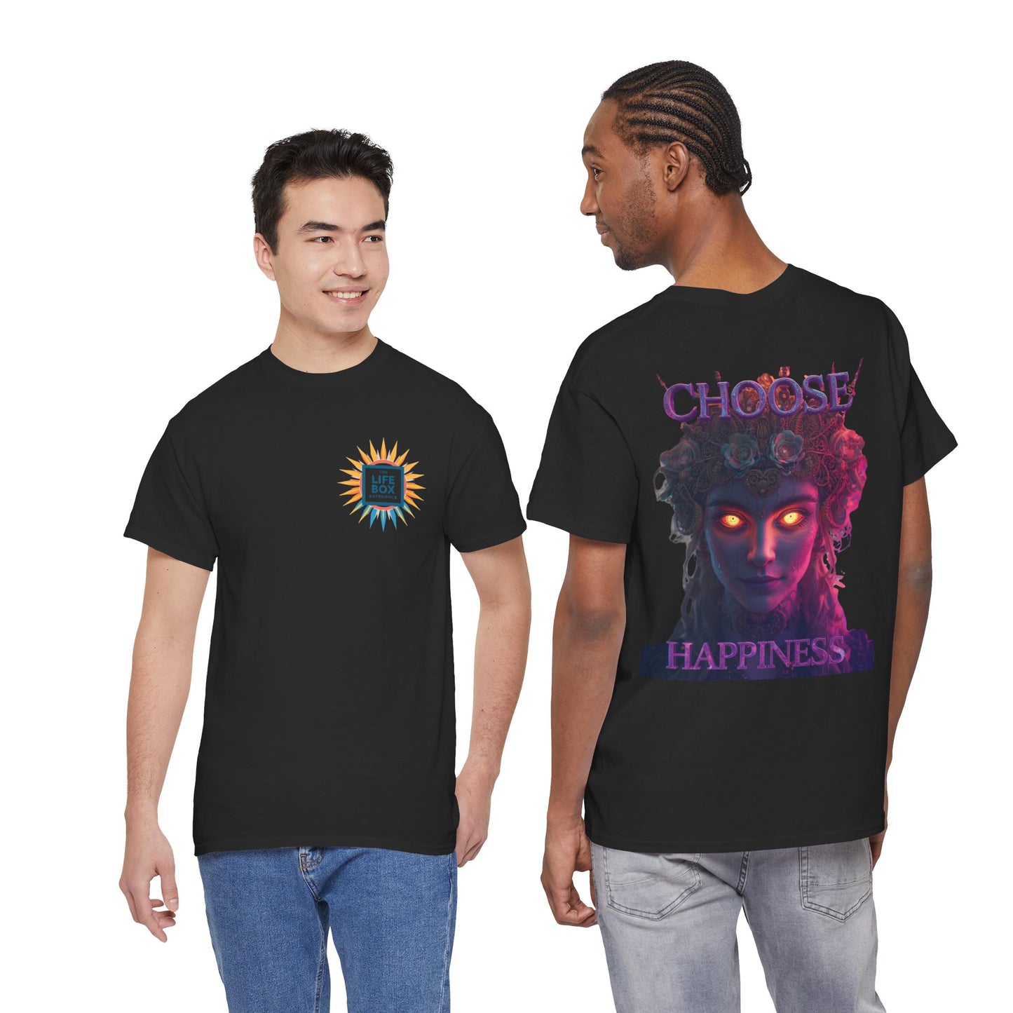 Choose Happiness Unixes T-Shirt Positive Mindset Vibes