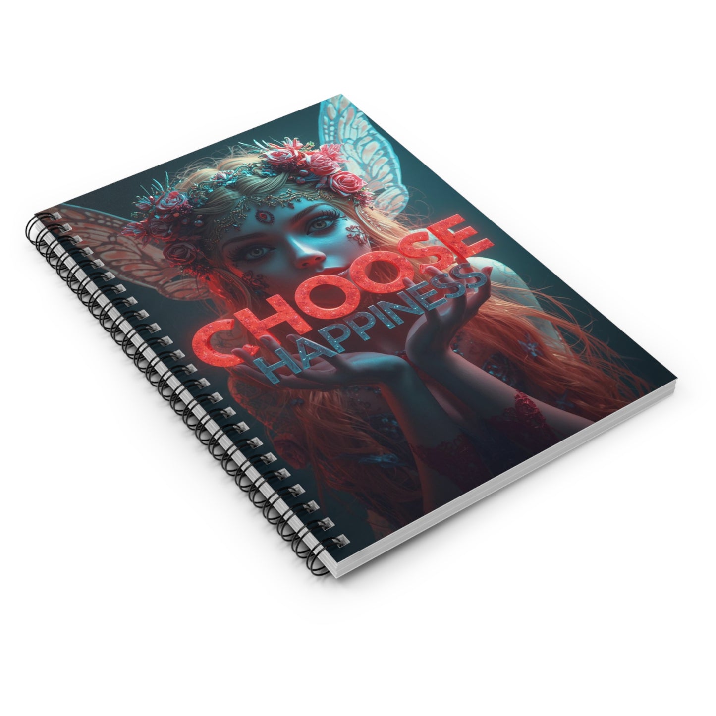 Choose Happiness Spiral Notebook Ruled Journal for Positivity & Daily Notes
