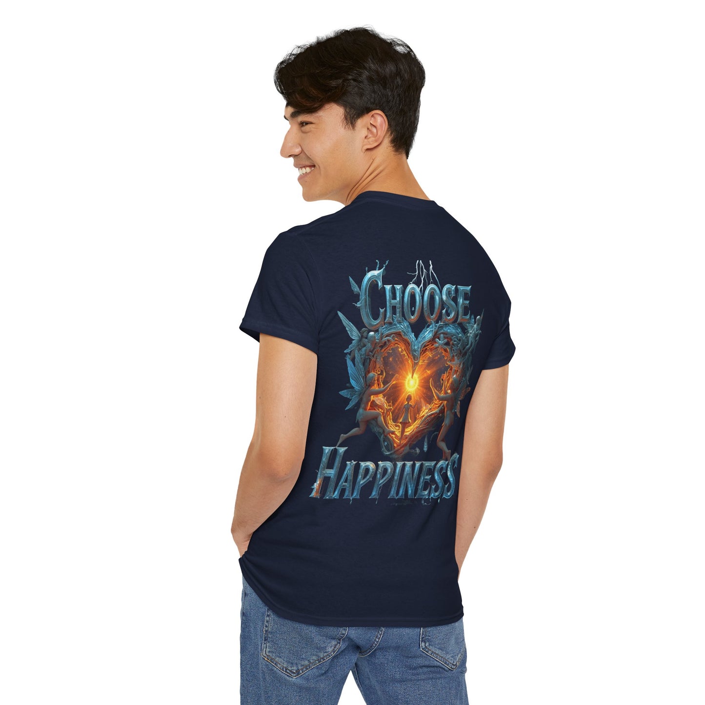 Choose Happiness Unixes T-Shirt Positive Mindset Vibes