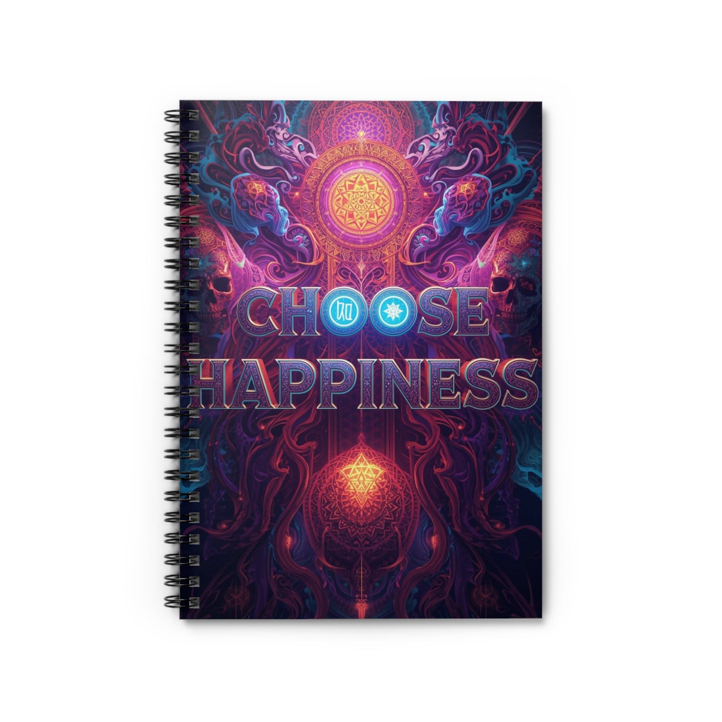 Choose Happiness Spiral Notebook  Ruled Journal for Positivity & Daily Notes
