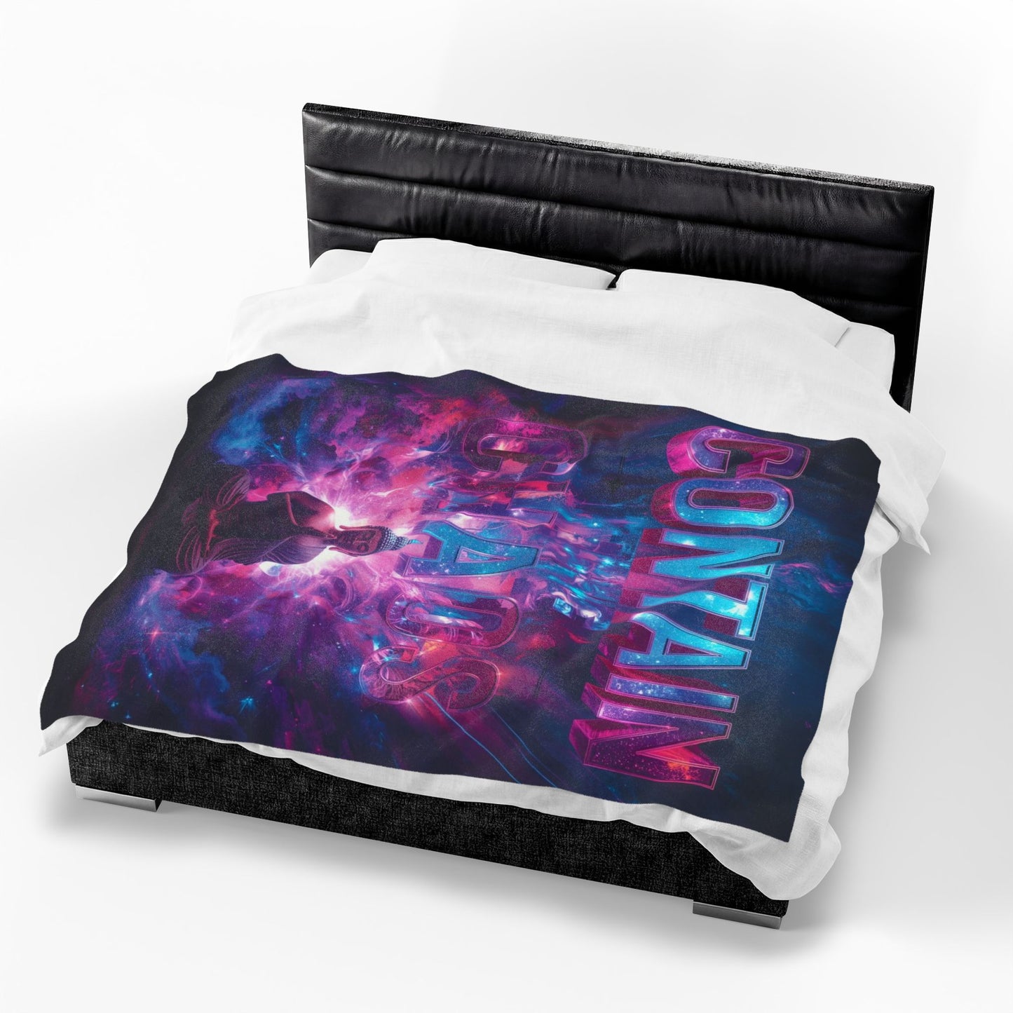 Velveteen Plush Blanket Contain The Chaos