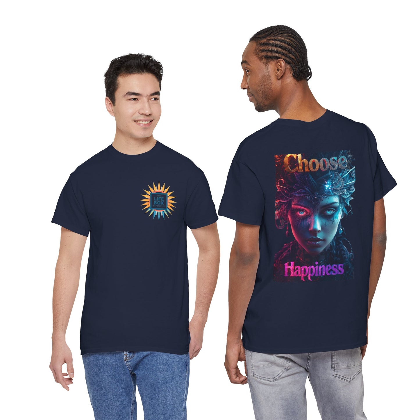 Choose Happiness Unixes T-Shirt Positive Mindset Vibes