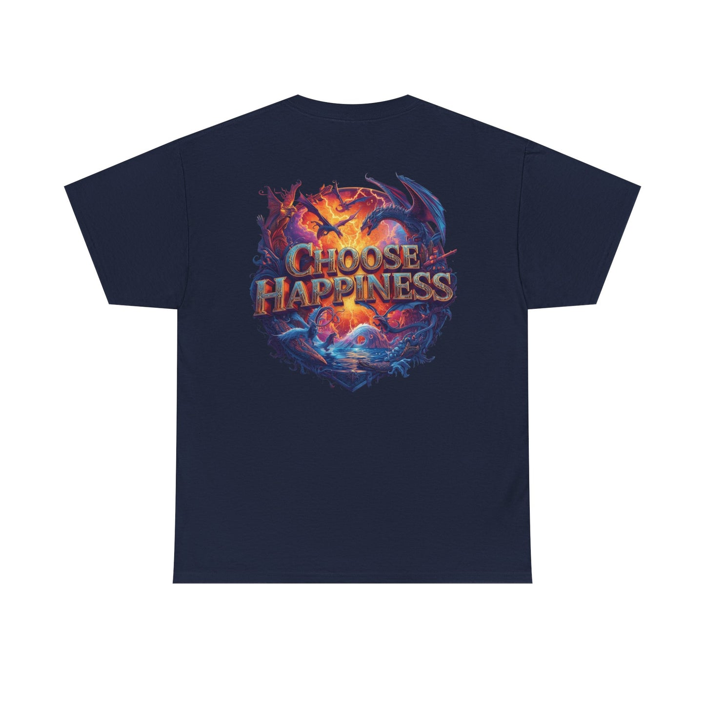 Choose Happiness Unixes T-Shirt Positive Mindset Vibes