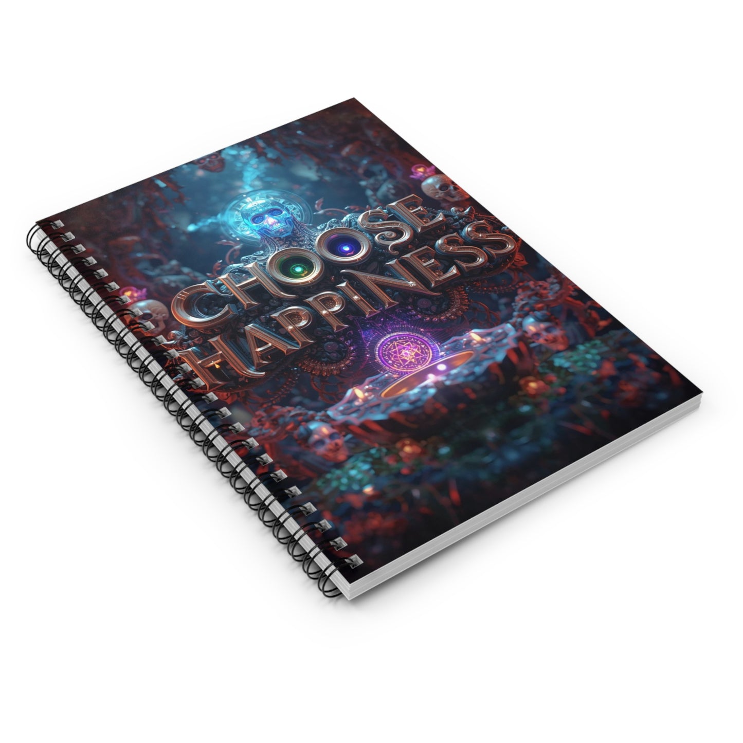 Choose Happiness Spiral Notebook  Ruled Journal for Positivity & Daily Notes