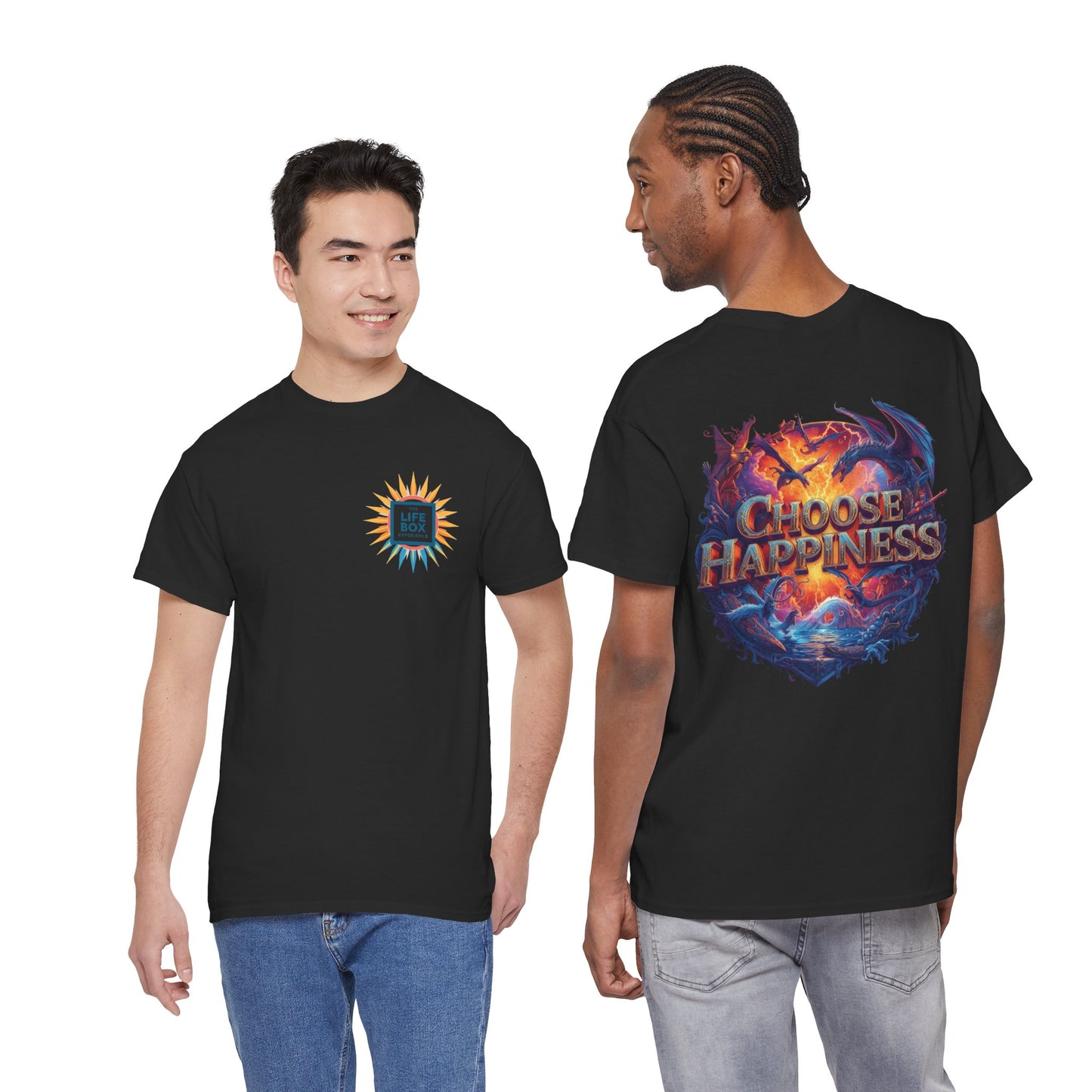 Choose Happiness Unixes T-Shirt Positive Mindset Vibes