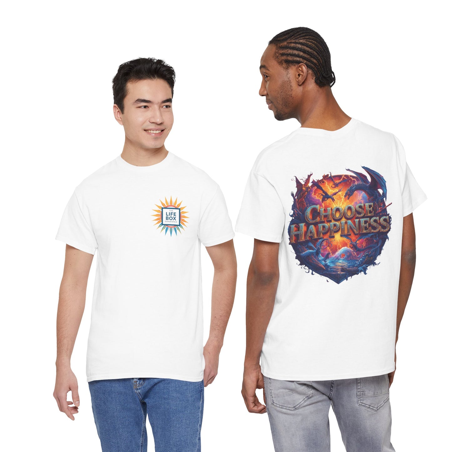 Choose Happiness Unixes T-Shirt Positive Mindset Vibes
