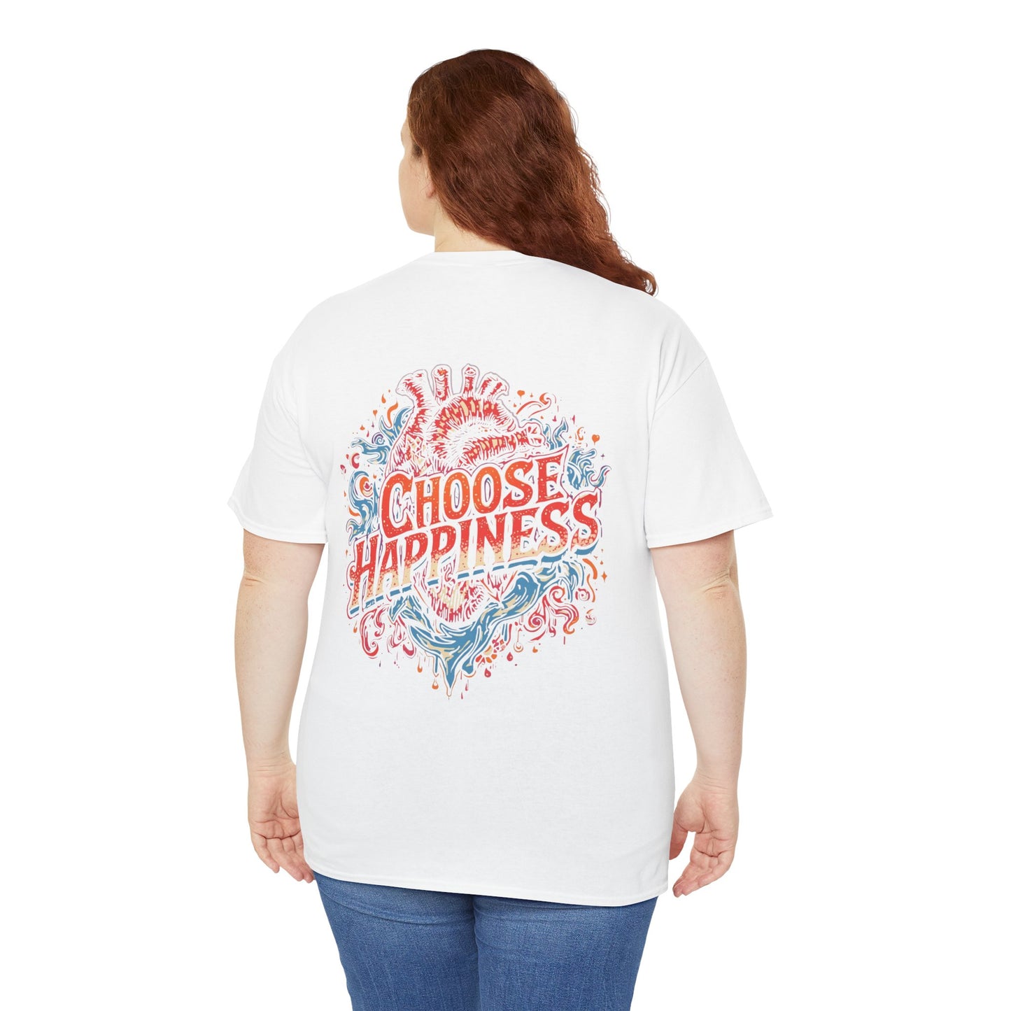 Choose Happiness Unixes T-Shirt Positive Mindset Vibes