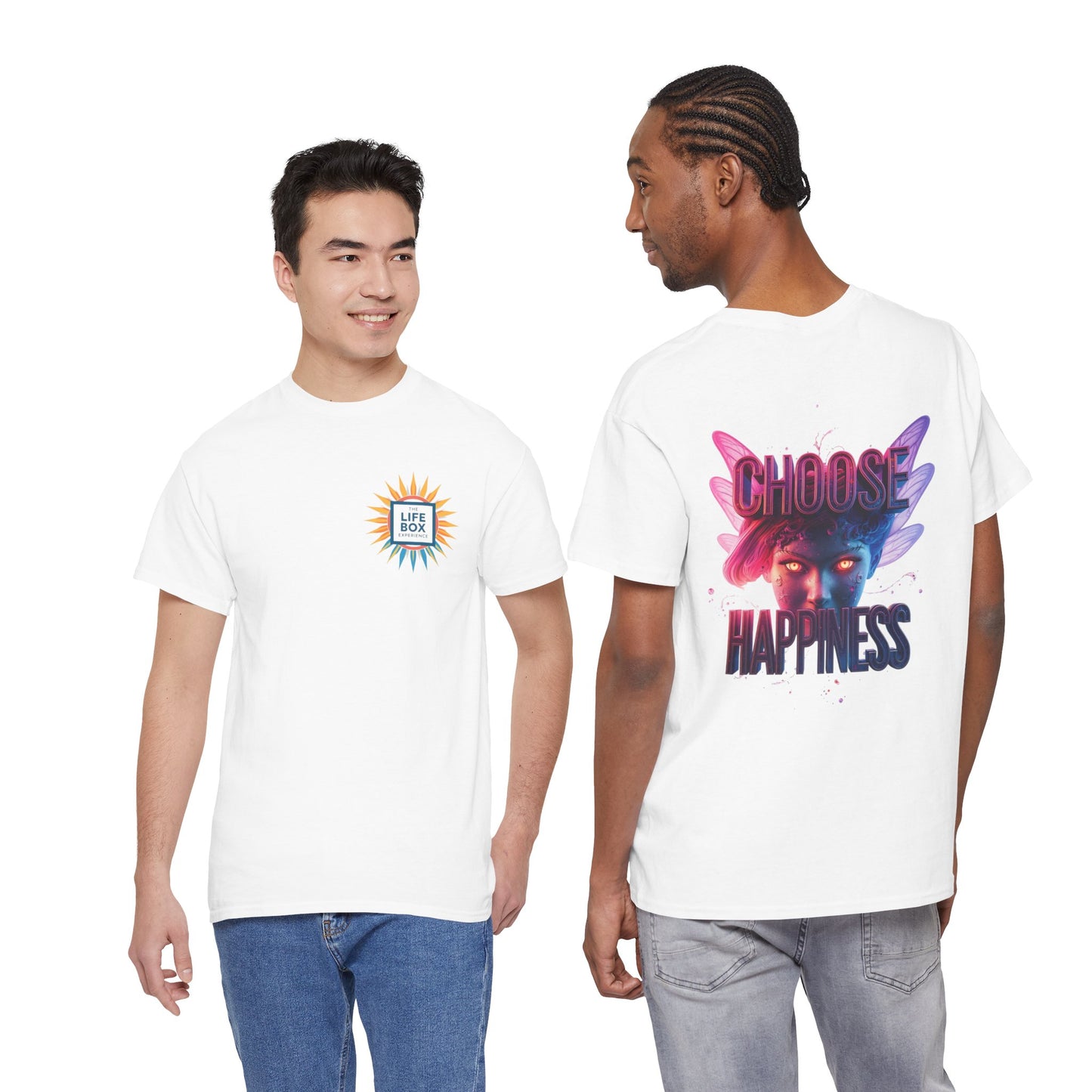 Choose Happiness Unixes T-Shirt Positive Mindset Vibes