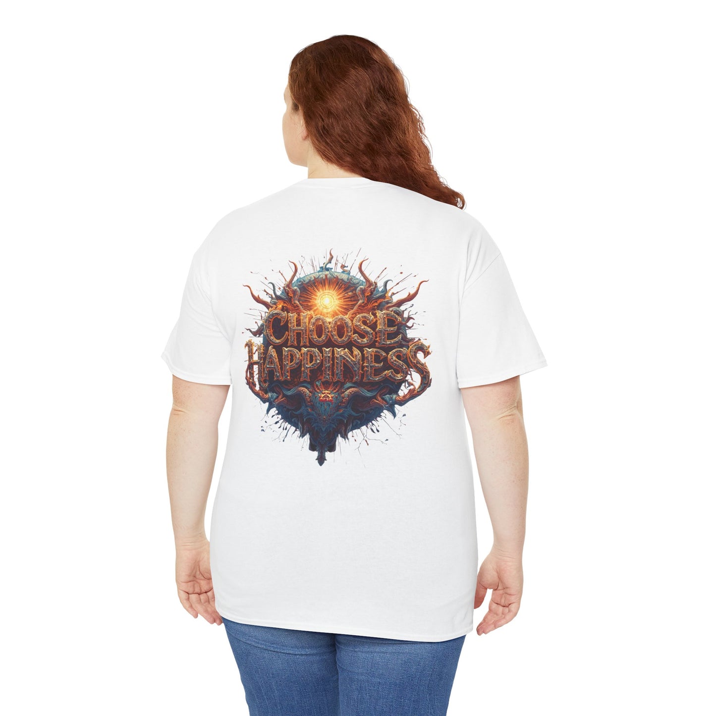 Choose Happiness Unixes T-Shirt Positive Mindset Vibes