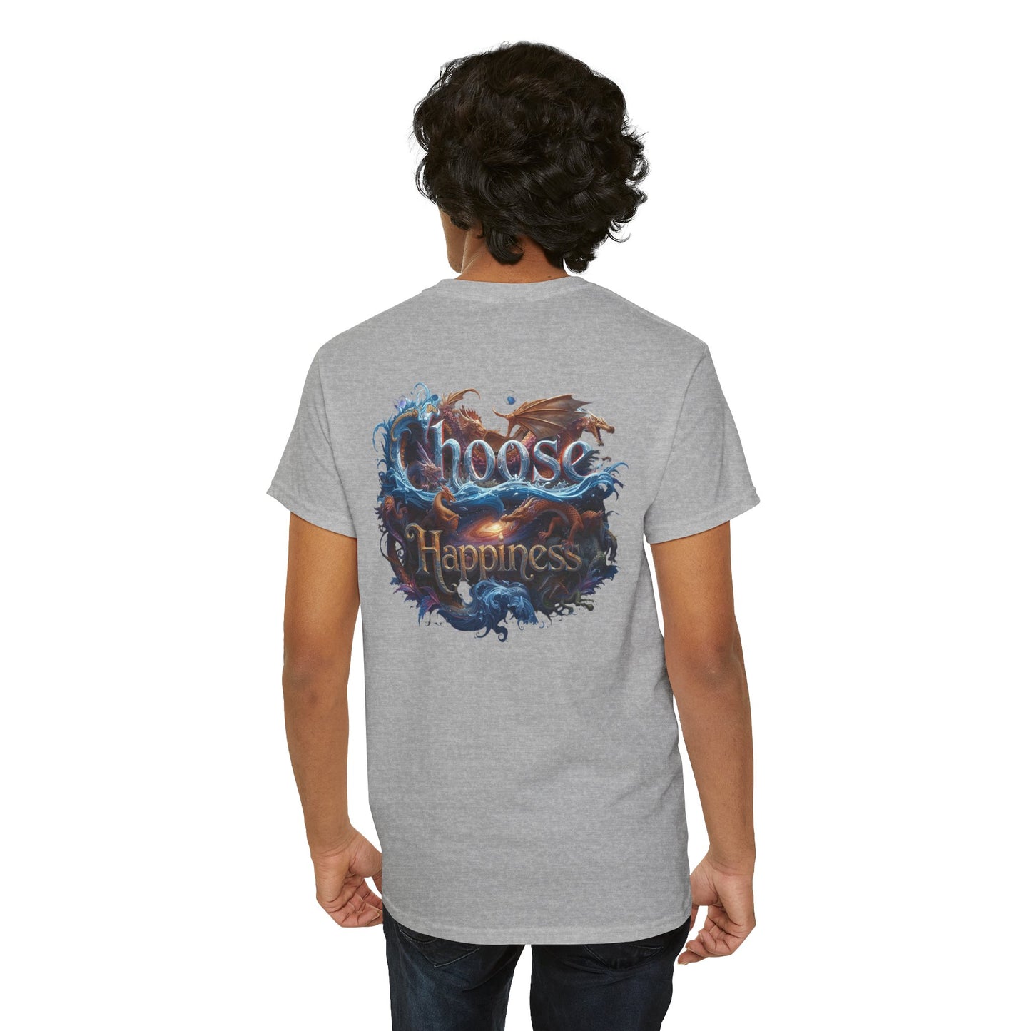 Choose Happiness Unixes T-Shirt Positive Mindset Vibes