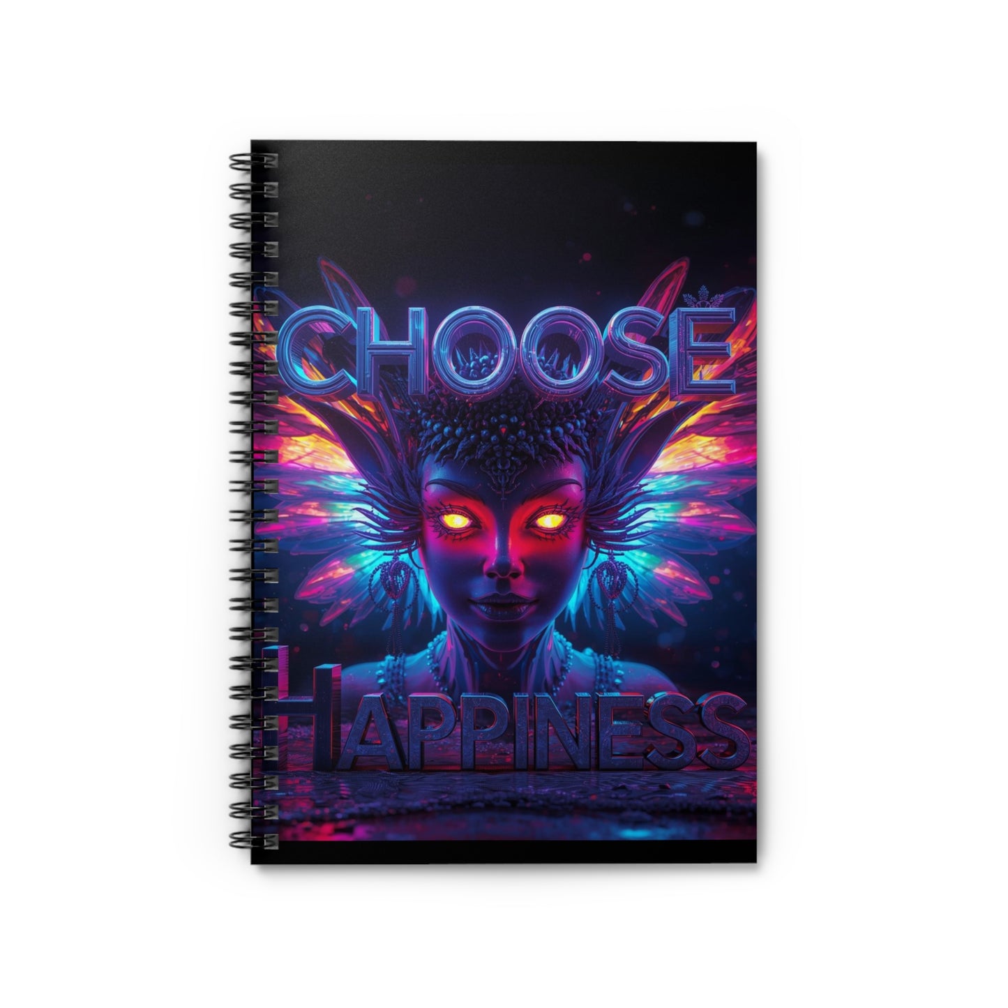 Choose Happiness Spiral Notebook Ruled Journal for Positivity & Daily Notes