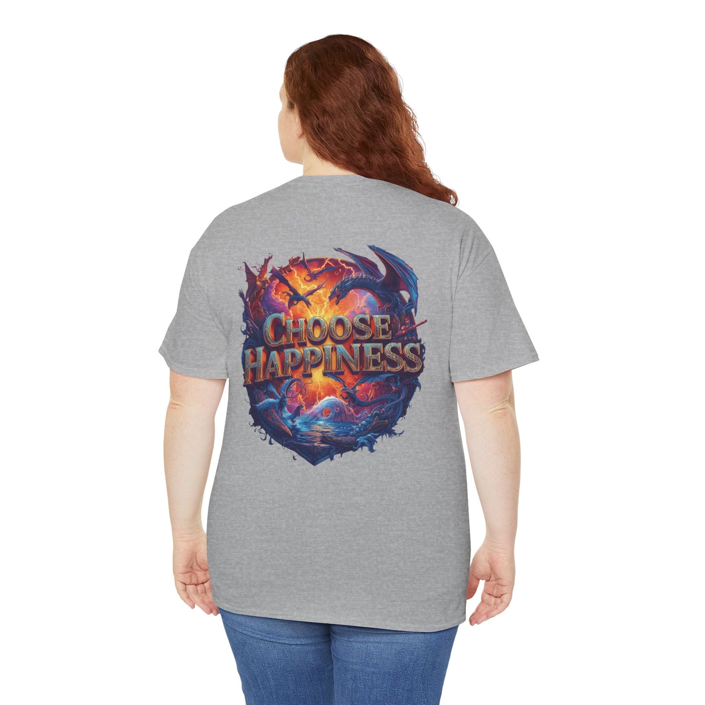 Choose Happiness Unixes T-Shirt Positive Mindset Vibes