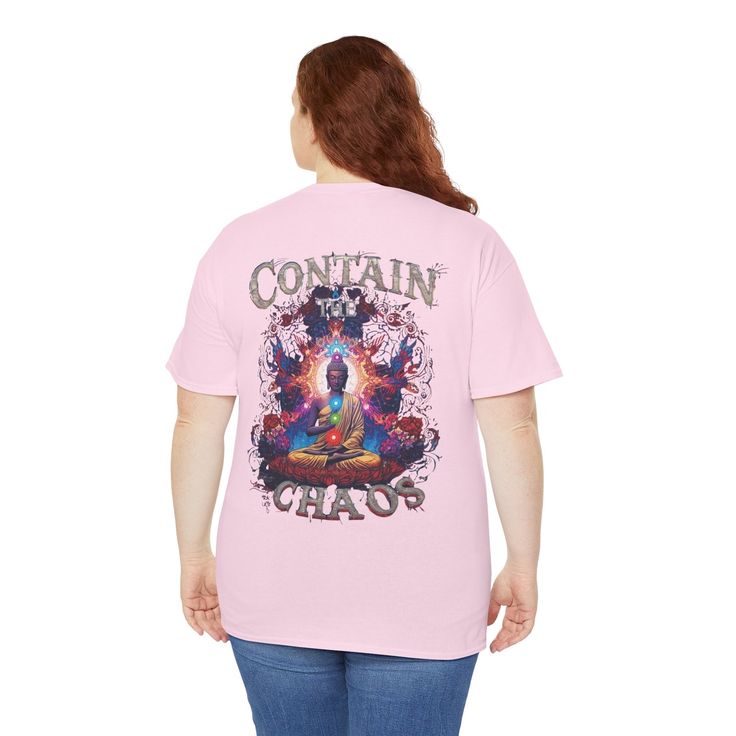 Contain The Chaos Unisex Tee, Positive Mindset Shirt