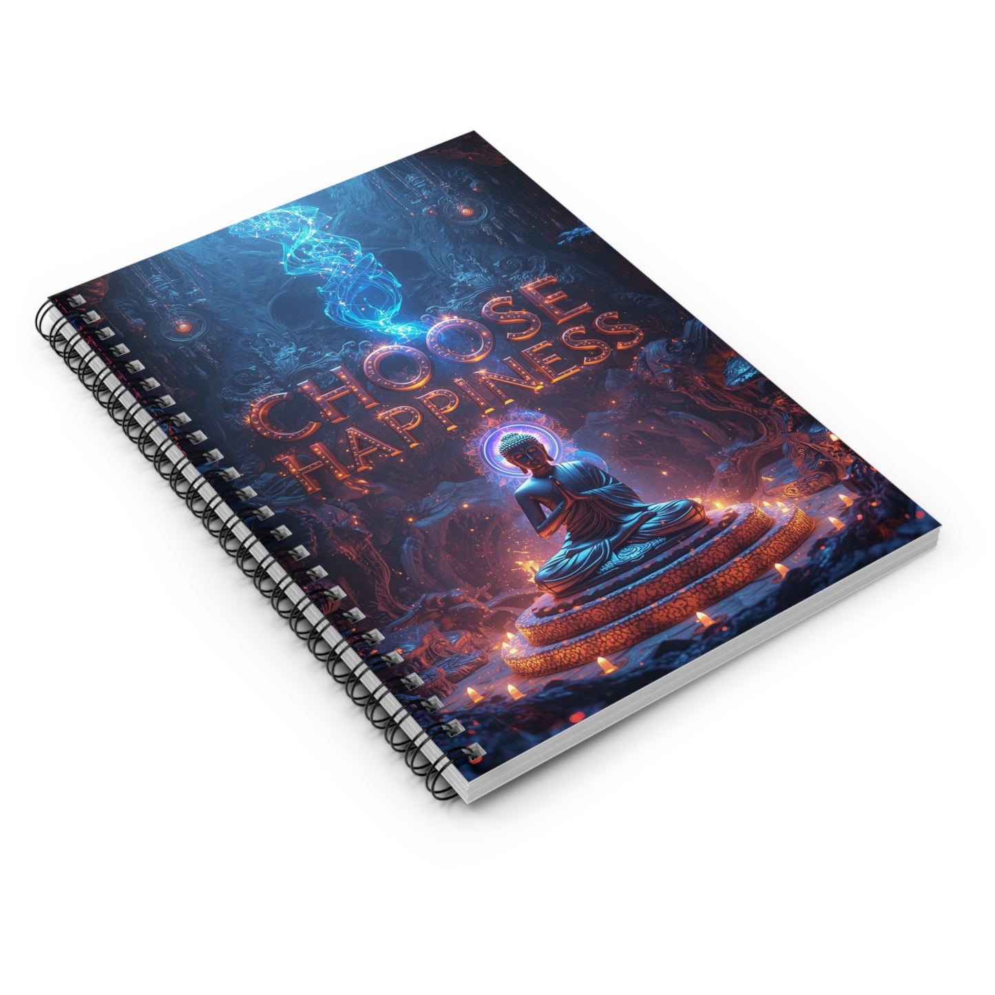 Choose Happiness Spiral Notebook  Ruled Journal for Positivity & Daily Notes