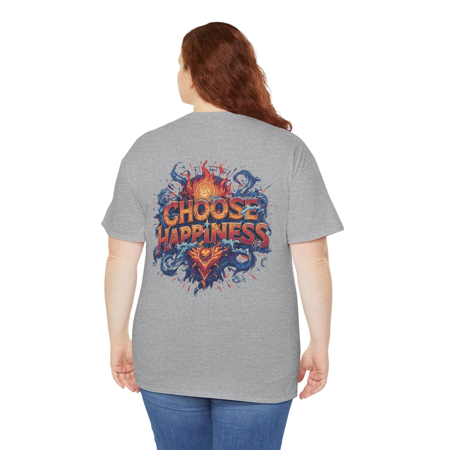 Choose Happiness Unixes T-Shirt Positive Mindset Vibes