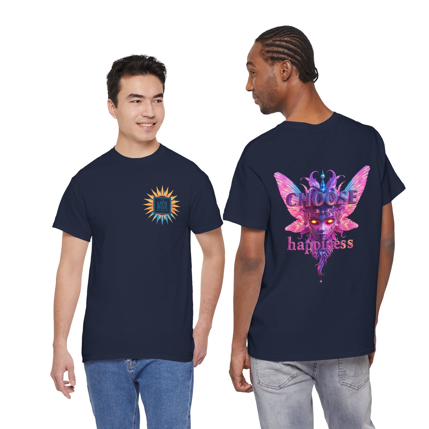 Choose Happiness Unixes T-Shirt Positive Mindset Vibes