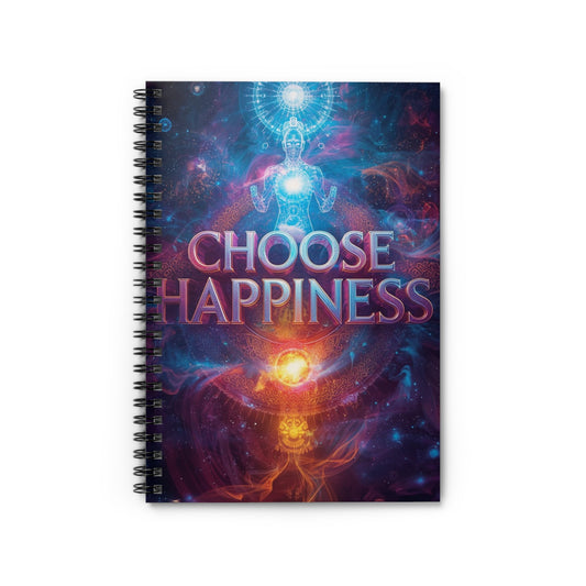 Choose Happiness Spiral Notebook Ruled Journal for Positivity & Daily Notes