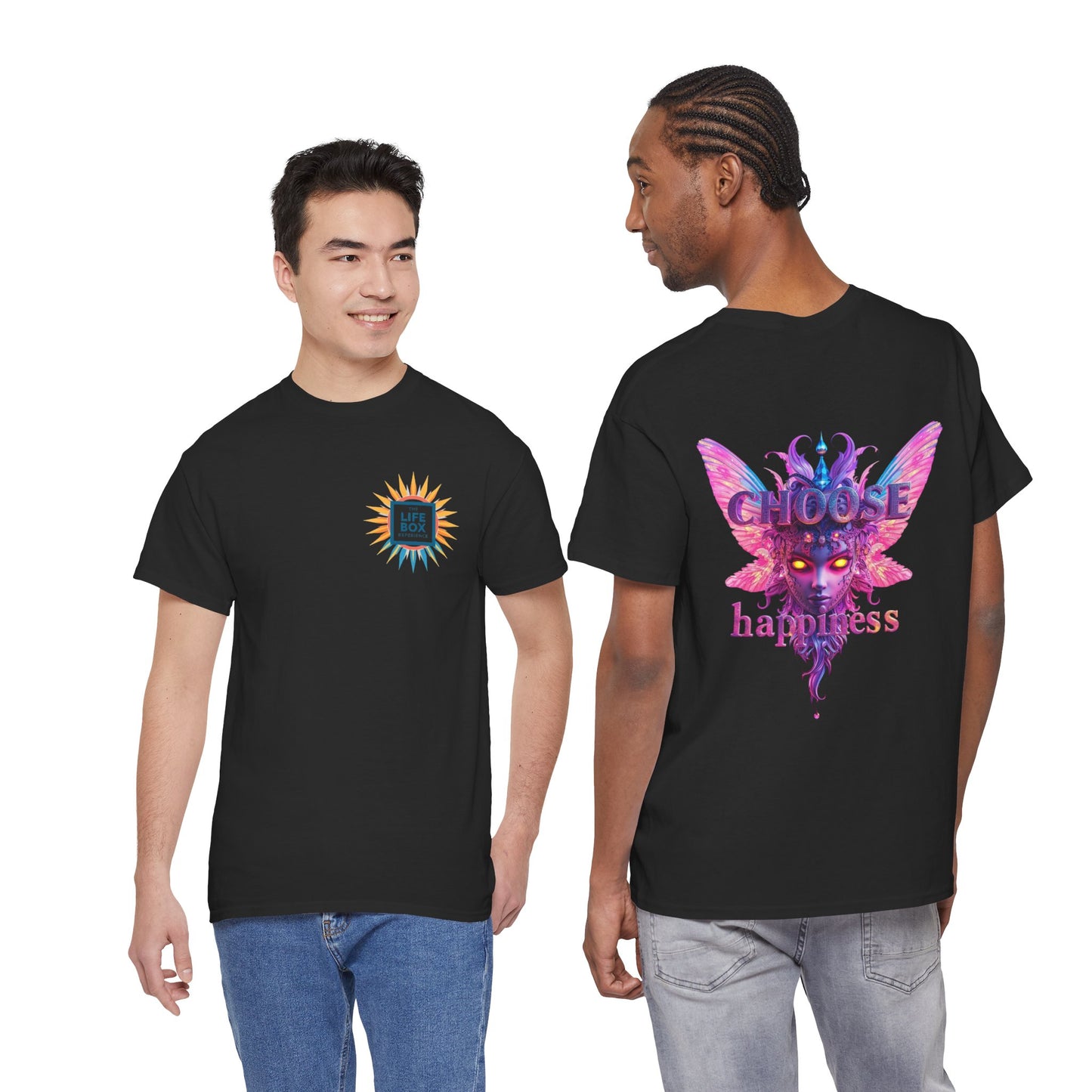 Choose Happiness Unixes T-Shirt Positive Mindset Vibes