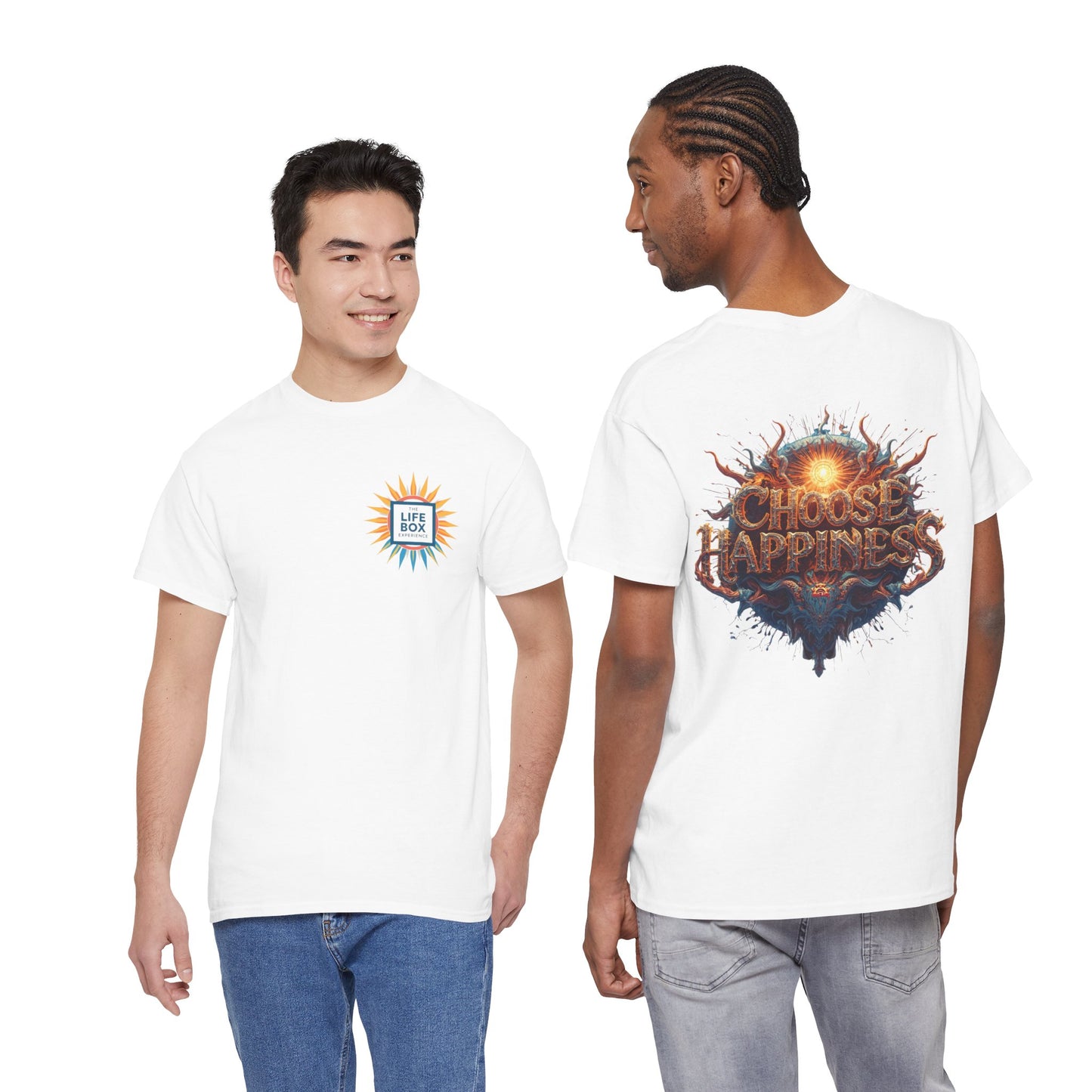 Choose Happiness Unixes T-Shirt Positive Mindset Vibes