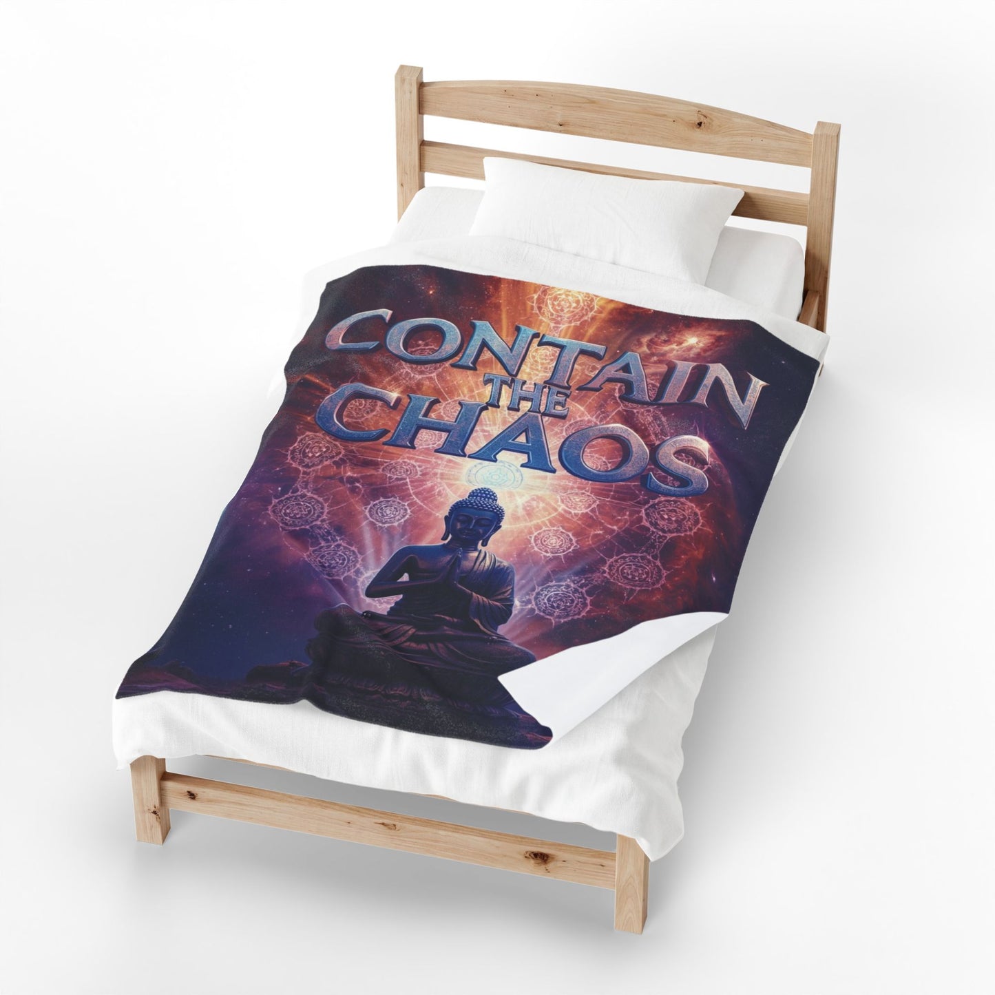 Contain the Chaos Velveteen Plush Blanket