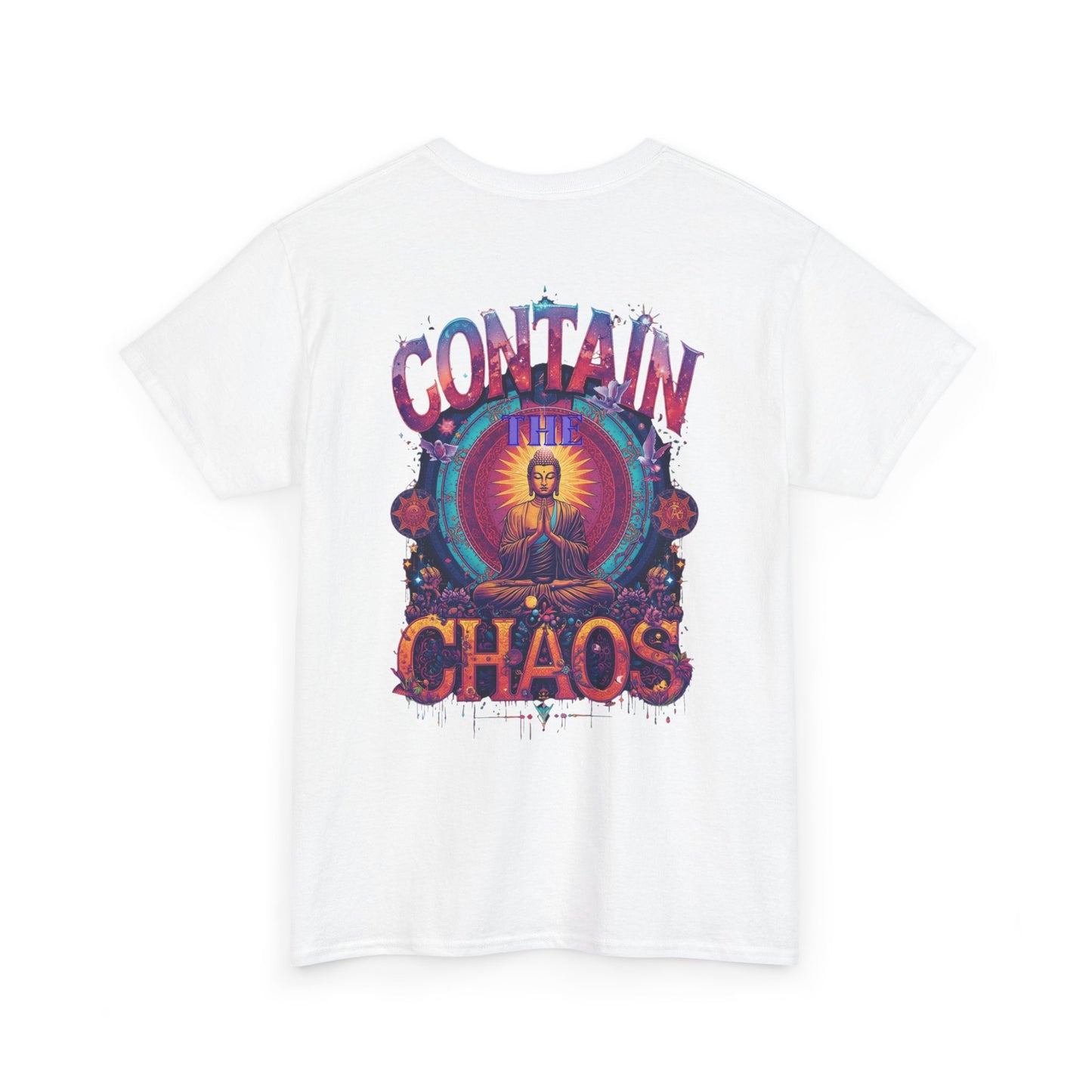 Contain The Chaos Unisex Tee, Positive Mindset Shirt