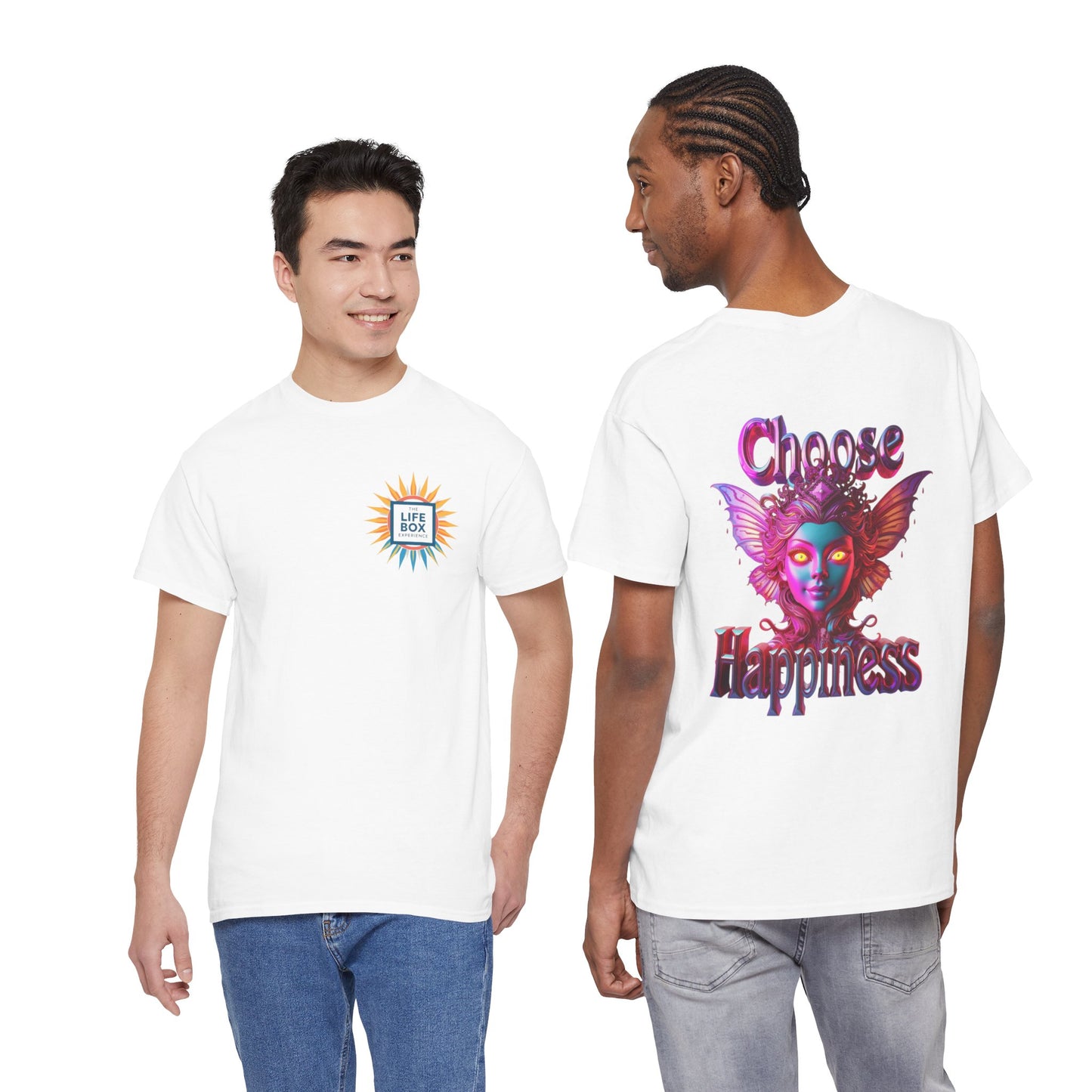 Choose Happiness Unixes T-Shirt Positive Mindset Vibes