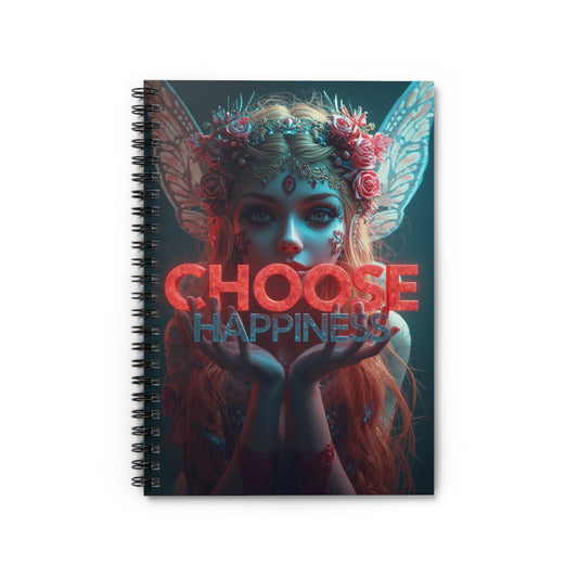 Choose Happiness Spiral Notebook Ruled Journal for Positivity & Daily Notes