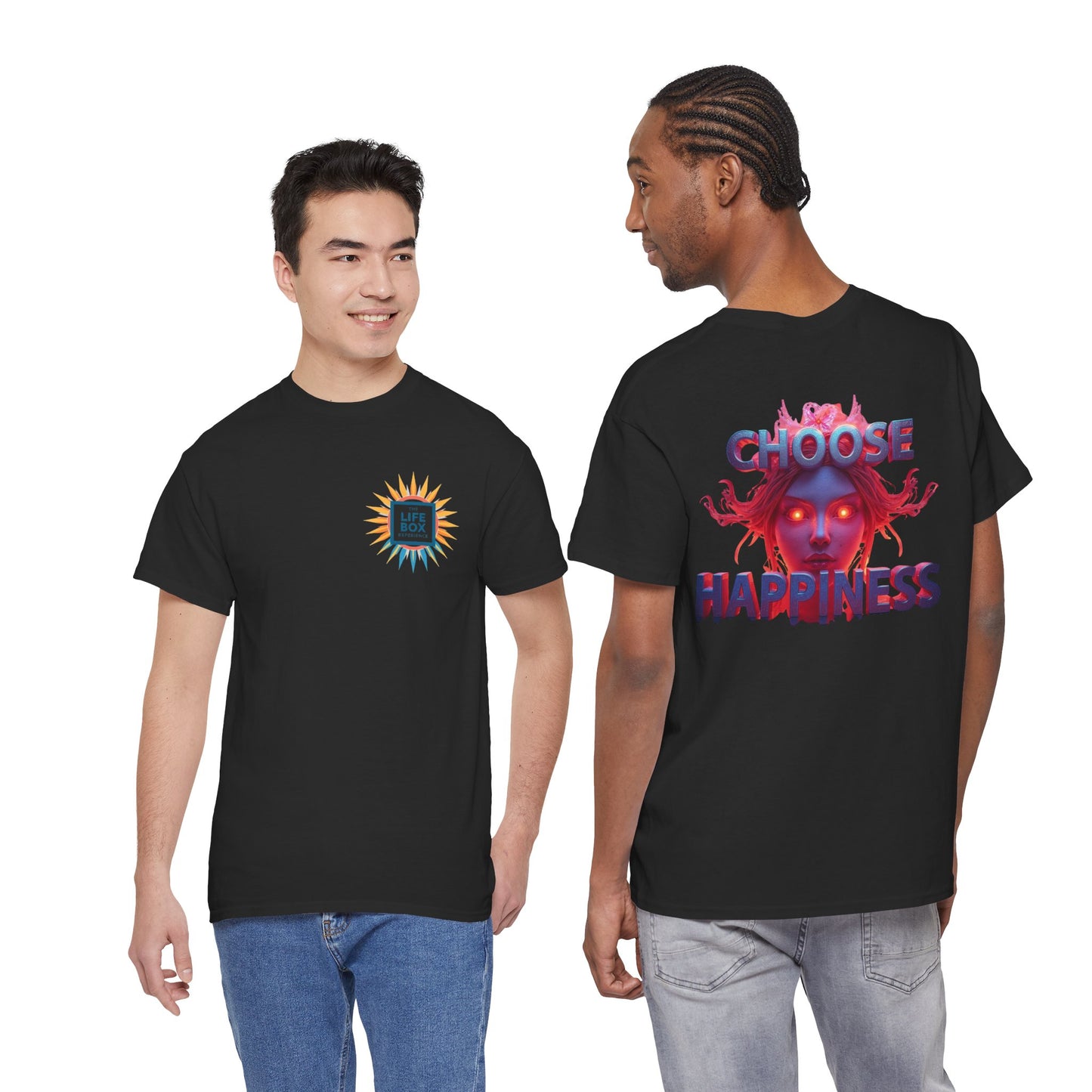 Choose Happiness Unixes T-Shirt Positive Mindset Vibes
