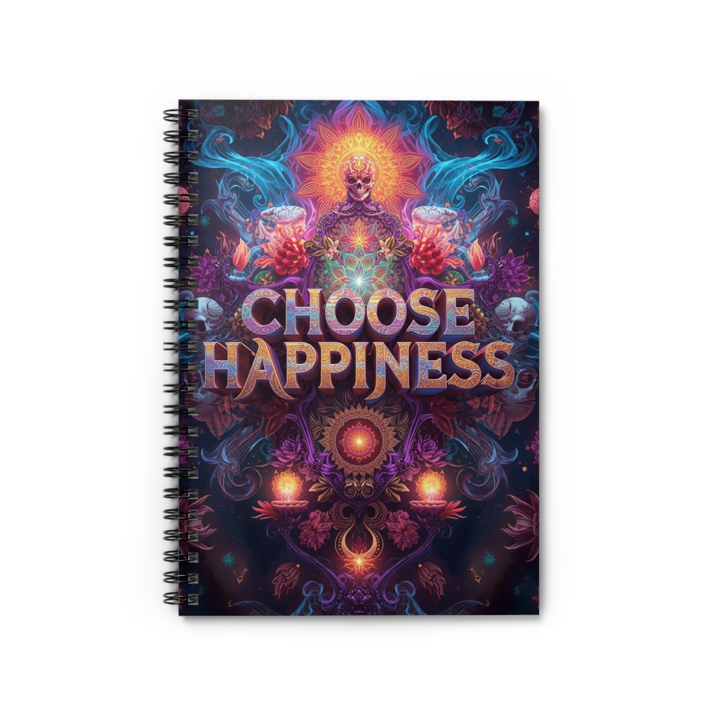 Choose Happiness Spiral Notebook Ruled Journal for Positivity & Daily Notes
