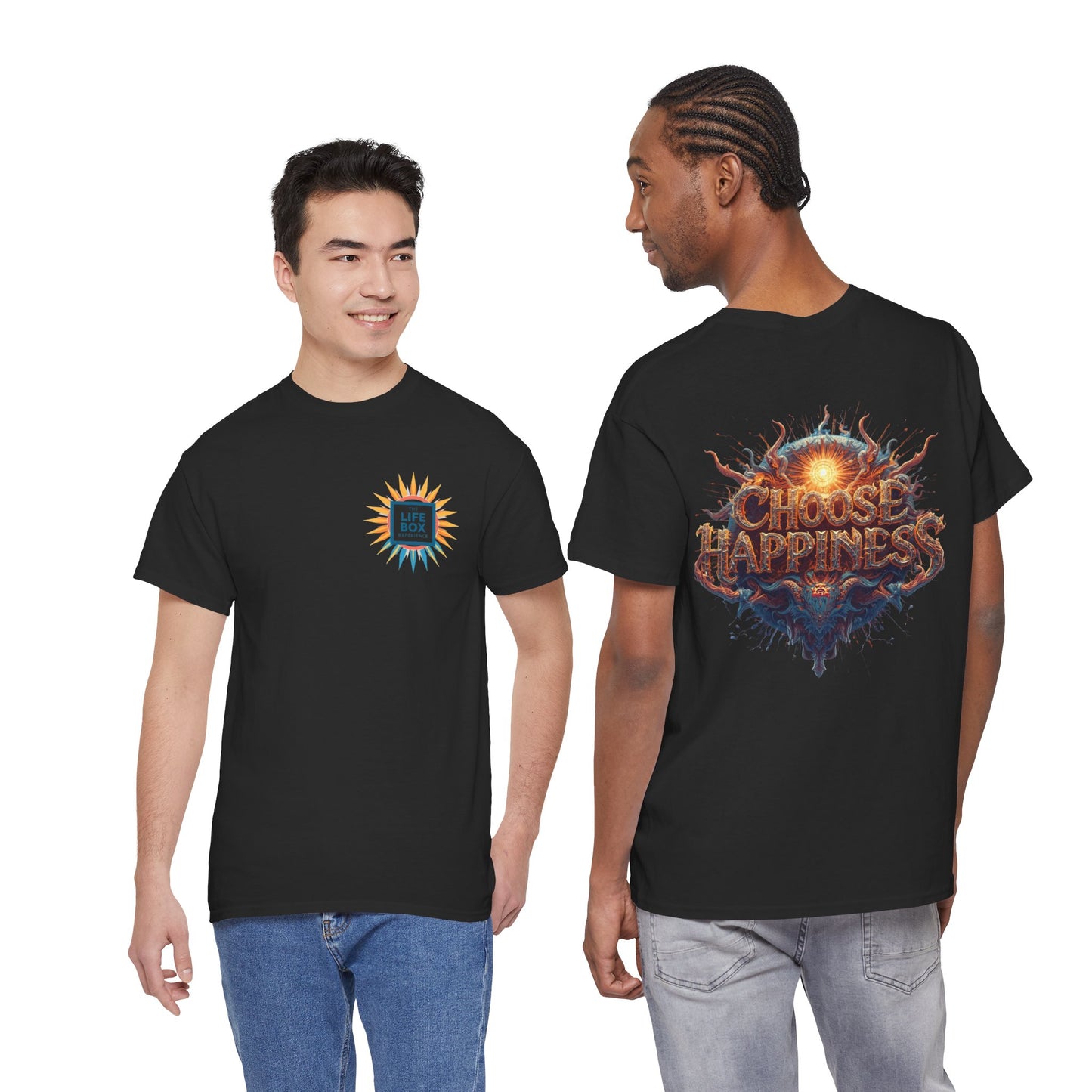 Choose Happiness Unixes T-Shirt Positive Mindset Vibes
