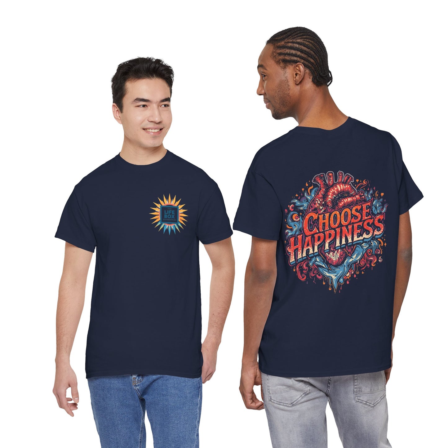 Choose Happiness Unixes T-Shirt Positive Mindset Vibes