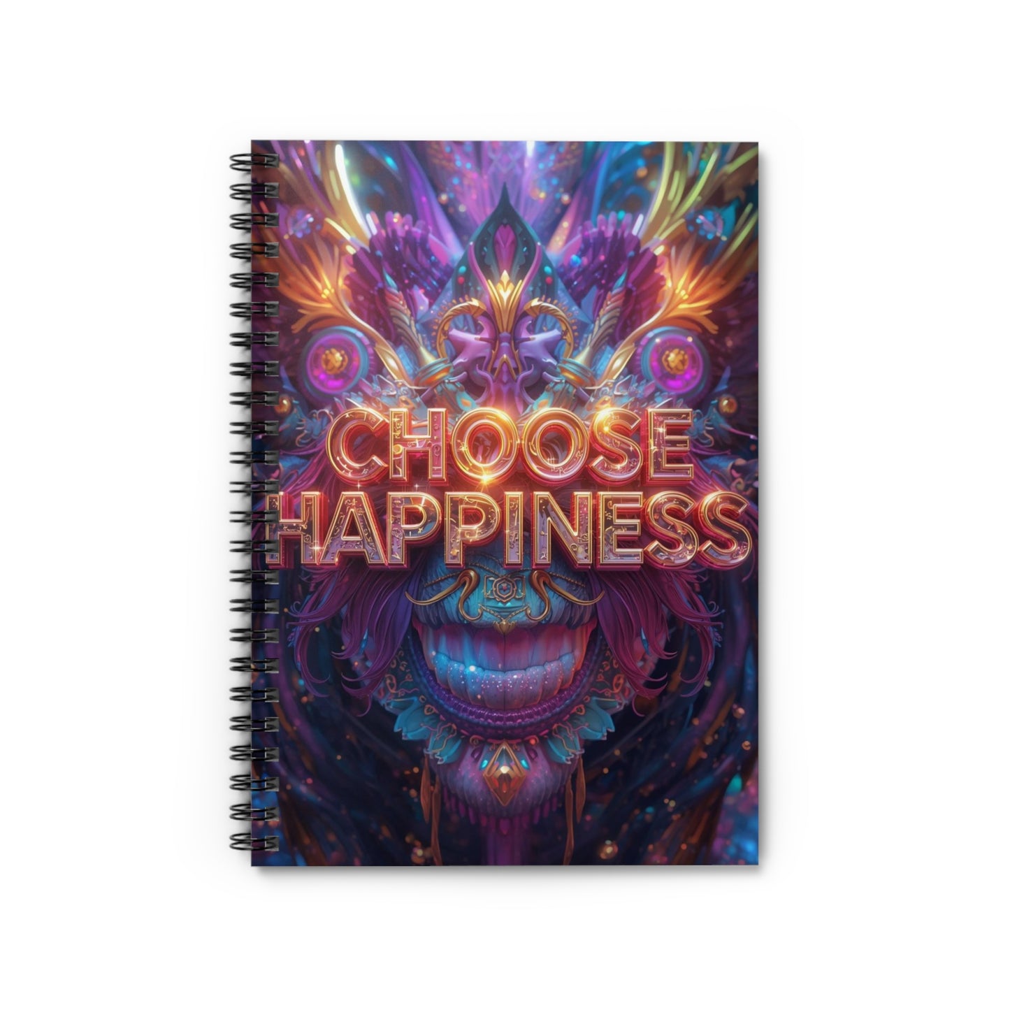 Choose Happiness Spiral Notebook Ruled Journal for Positivity & Daily Notes