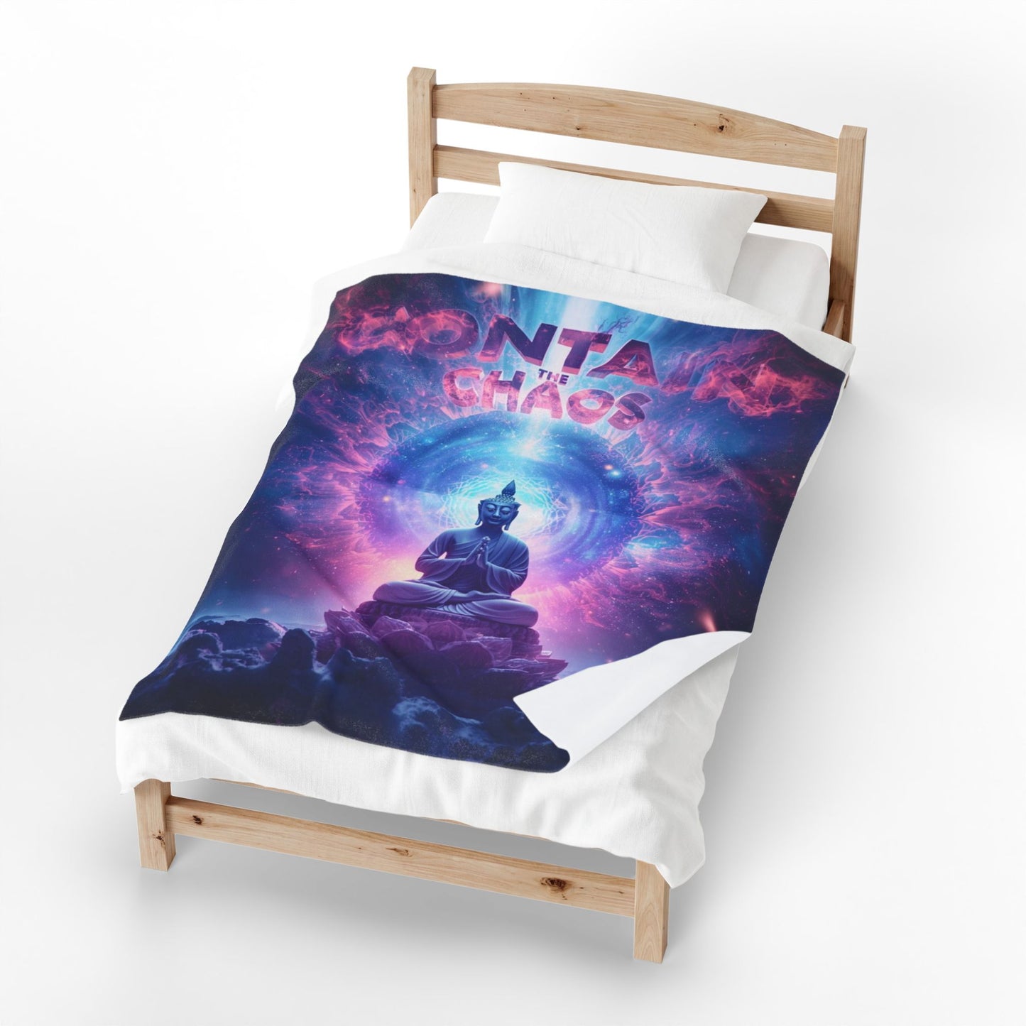 Contain the Chaos Velveteen Plush Blanket