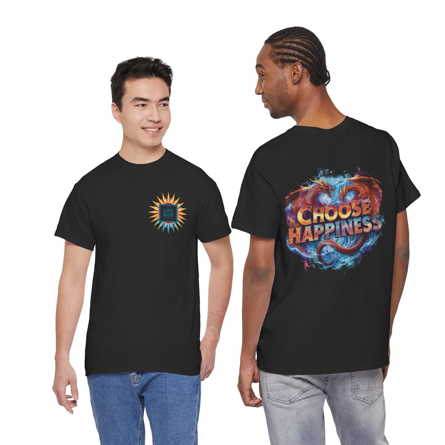 Choose Happiness Unixes T-Shirt Positive Mindset Vibes